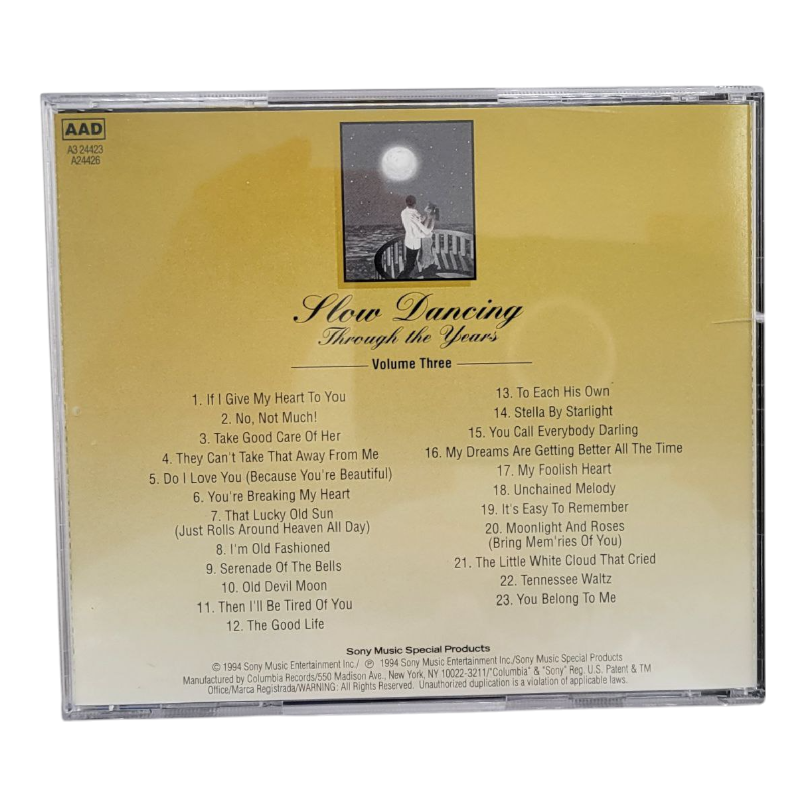 Slow Dancing Through the Years Vol 1 2 3 CD Set Bundle Sony Music 1994