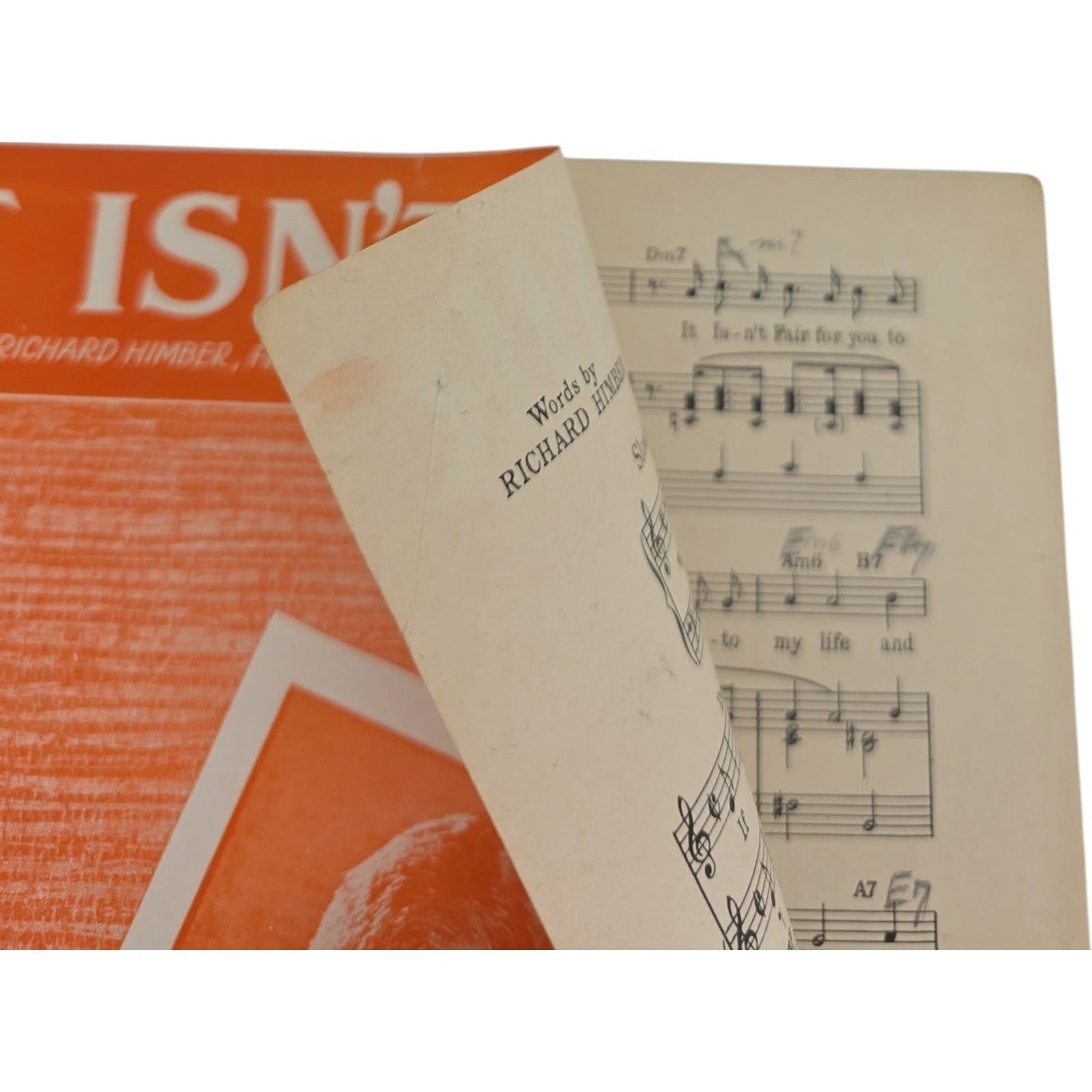 It Isn’t Fair 1933 featured by Richard Himber Vintage Sheet Music