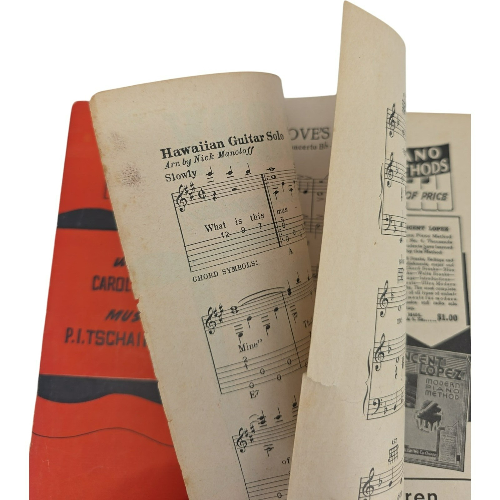 Vintage 1941 Sheet Music Love's Melody by Carolyn Merrill and P I Tschaikowsky