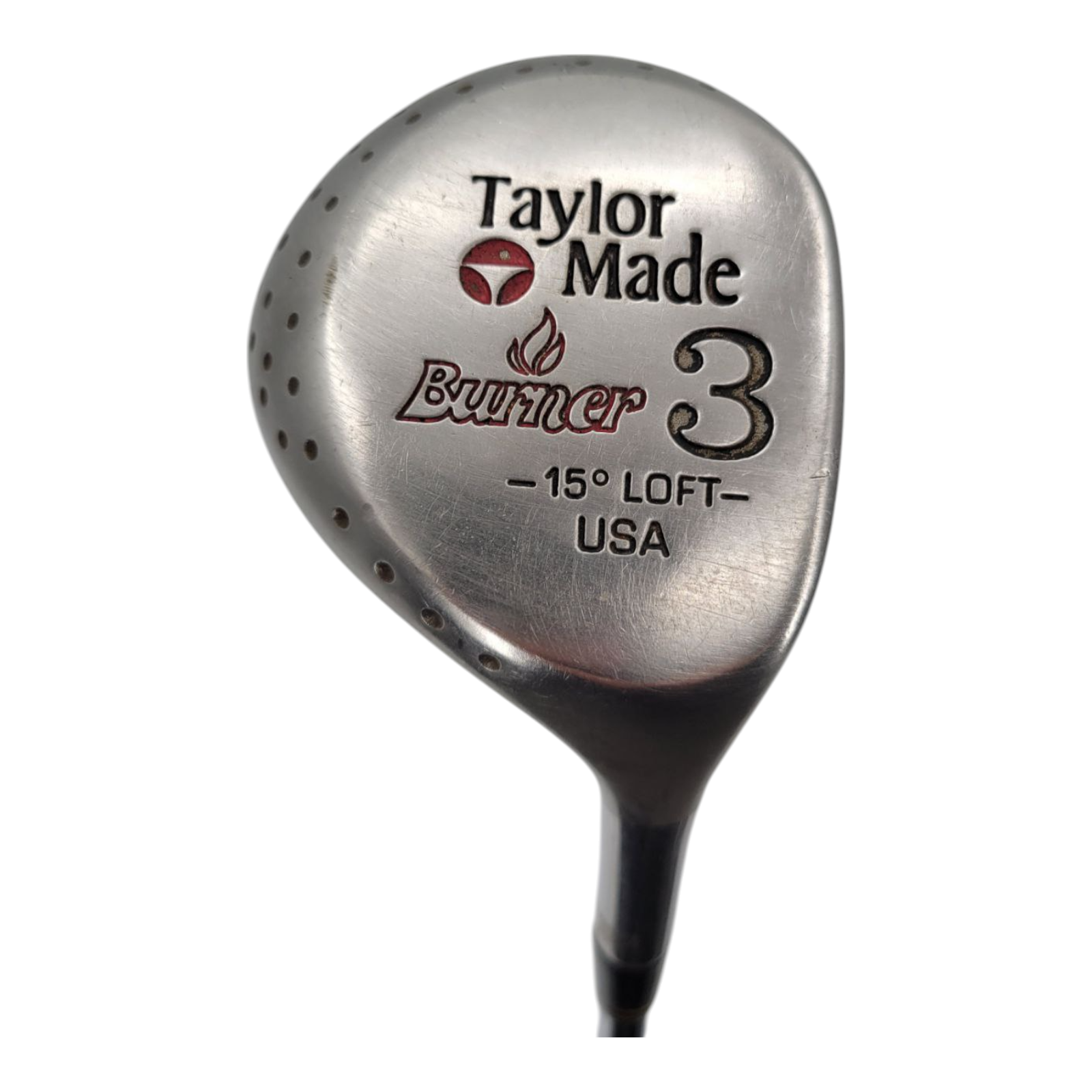 TaylorMade Burner 15° 3 Wood Mens RH Steel Shaft Golf Pride Tour Wrap Grip 43"