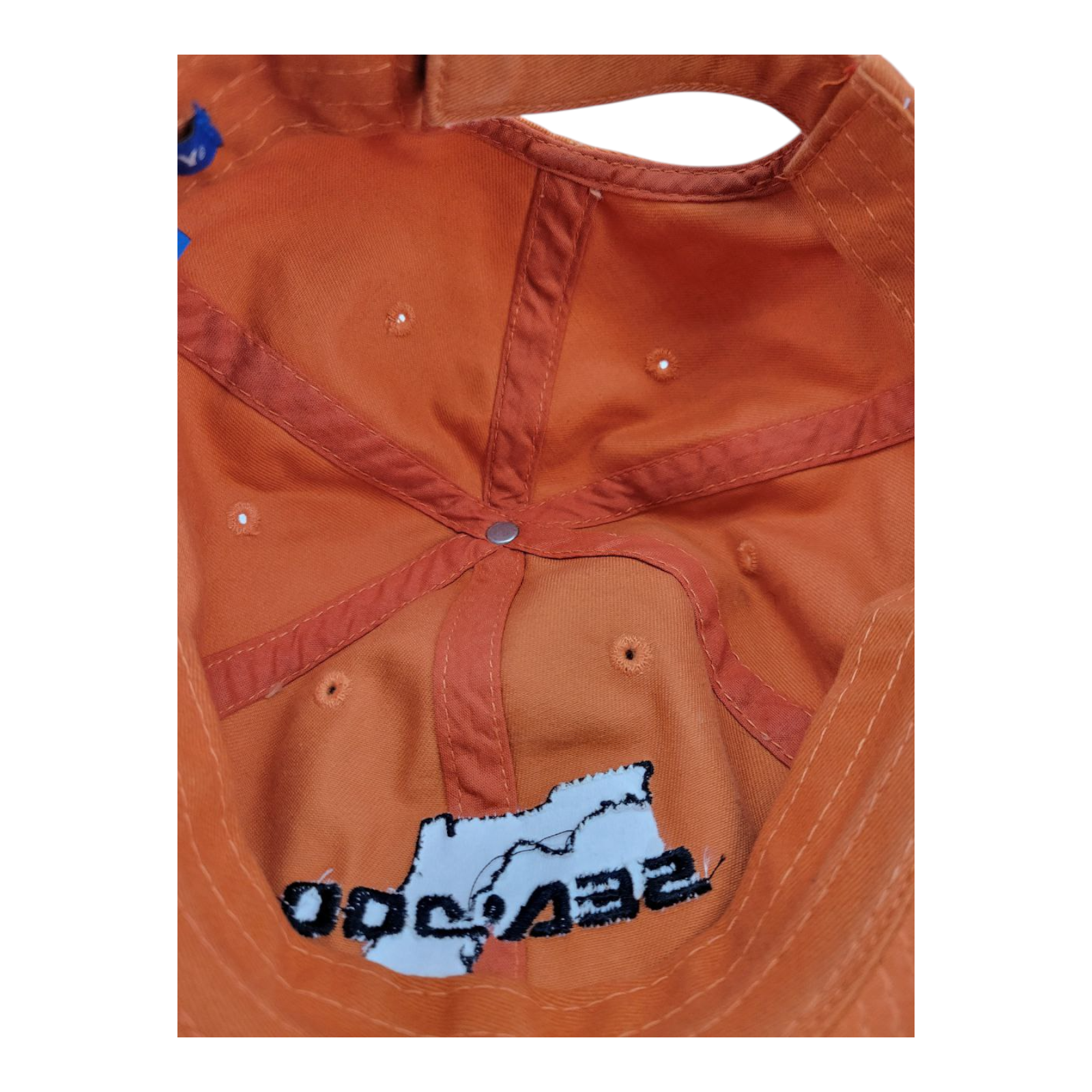 Port Authority Sea Doo Florida Map Orange Strapback Hat One Size 90836