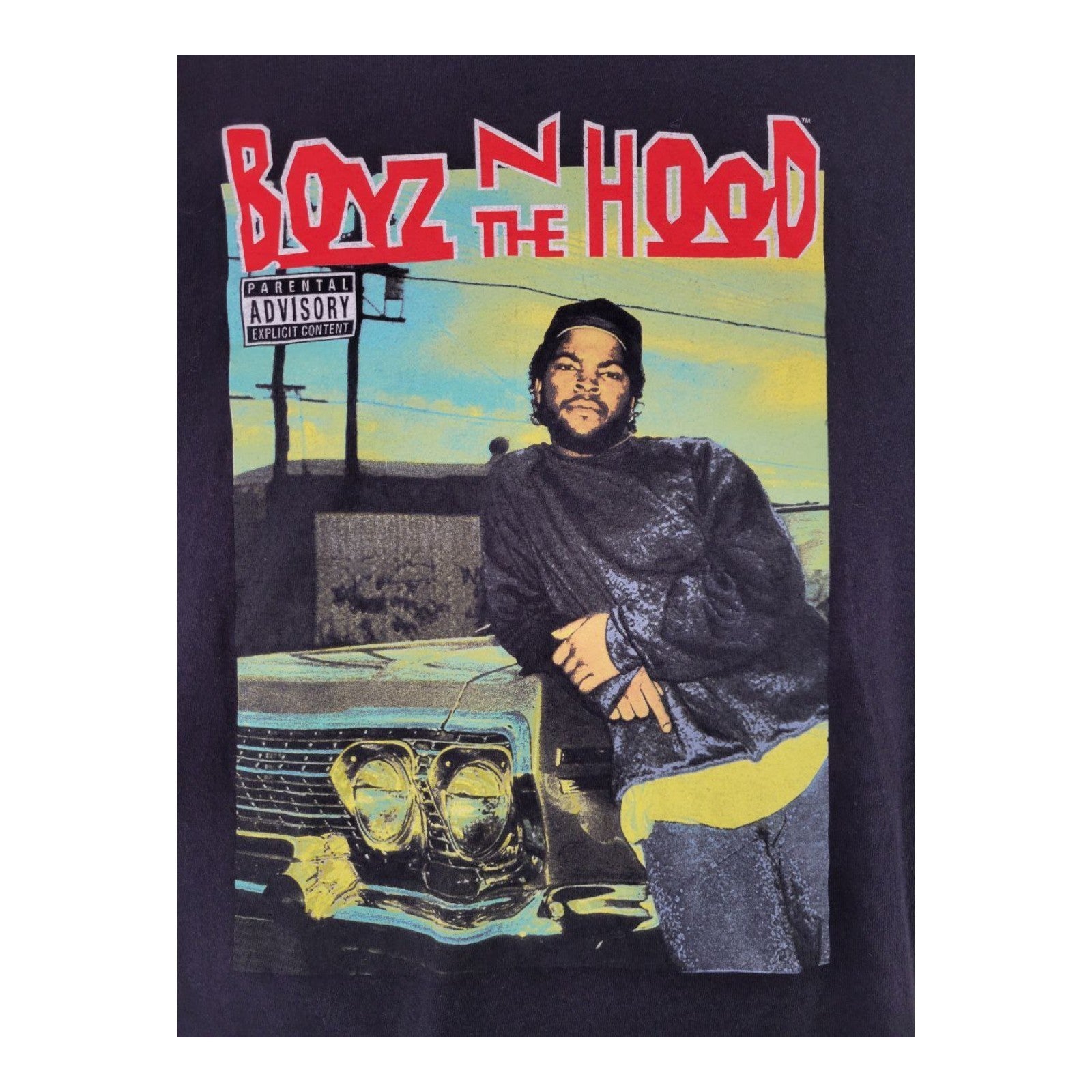 Boyz N The Hood Ice Cube Graphic T-Shirt Black MAD Engine 2023 Size XL
