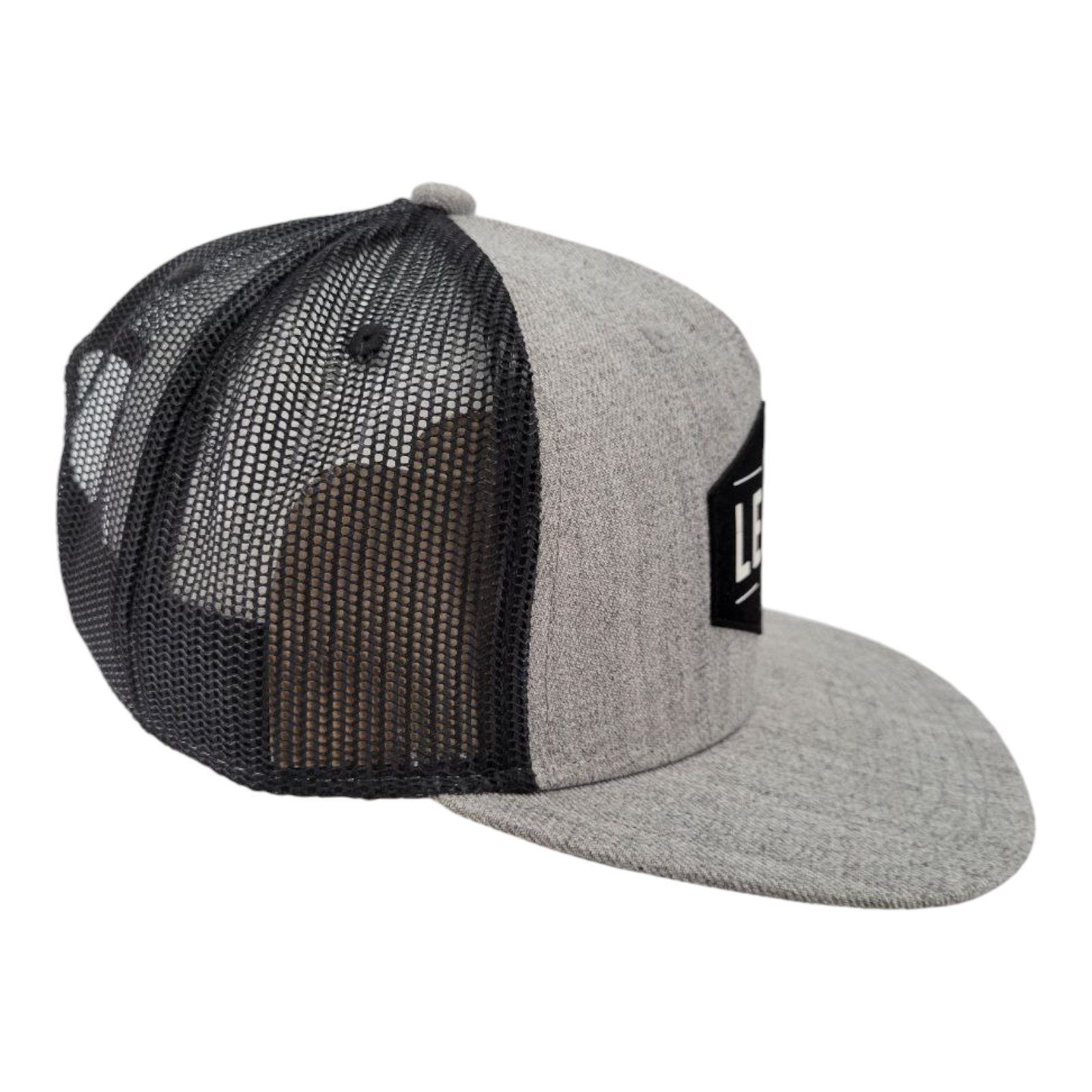 Leatt Gray Black Trucker Hat Mesh Snapback Adjustable Since 2004 RN 129018
