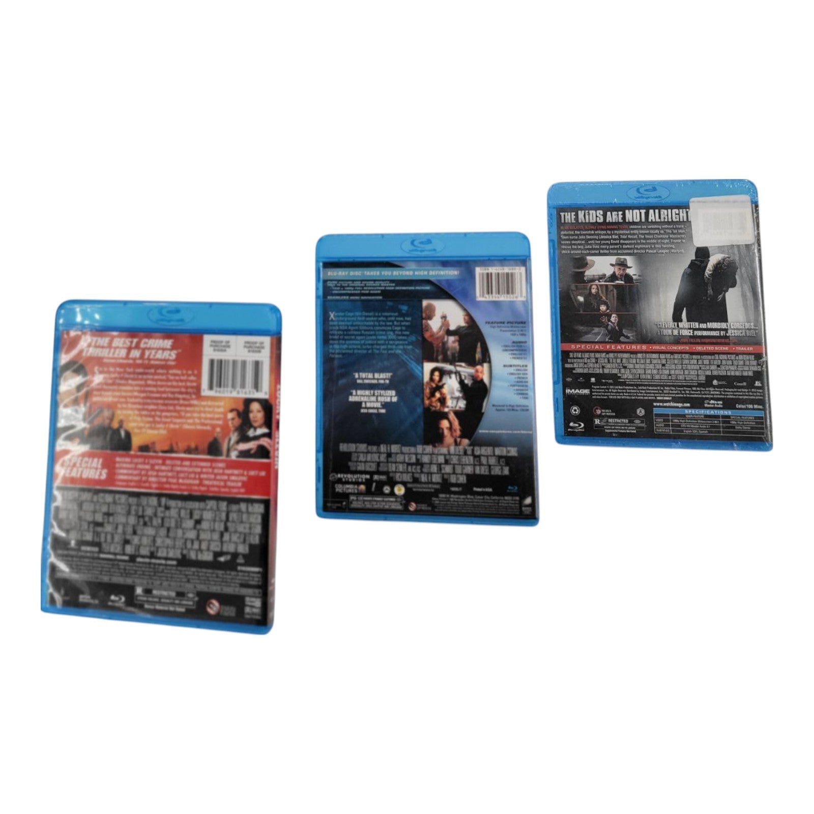 Lucky Slevin Tall Man XXX Blu-ray 3-Movie Bundle Action Thriller