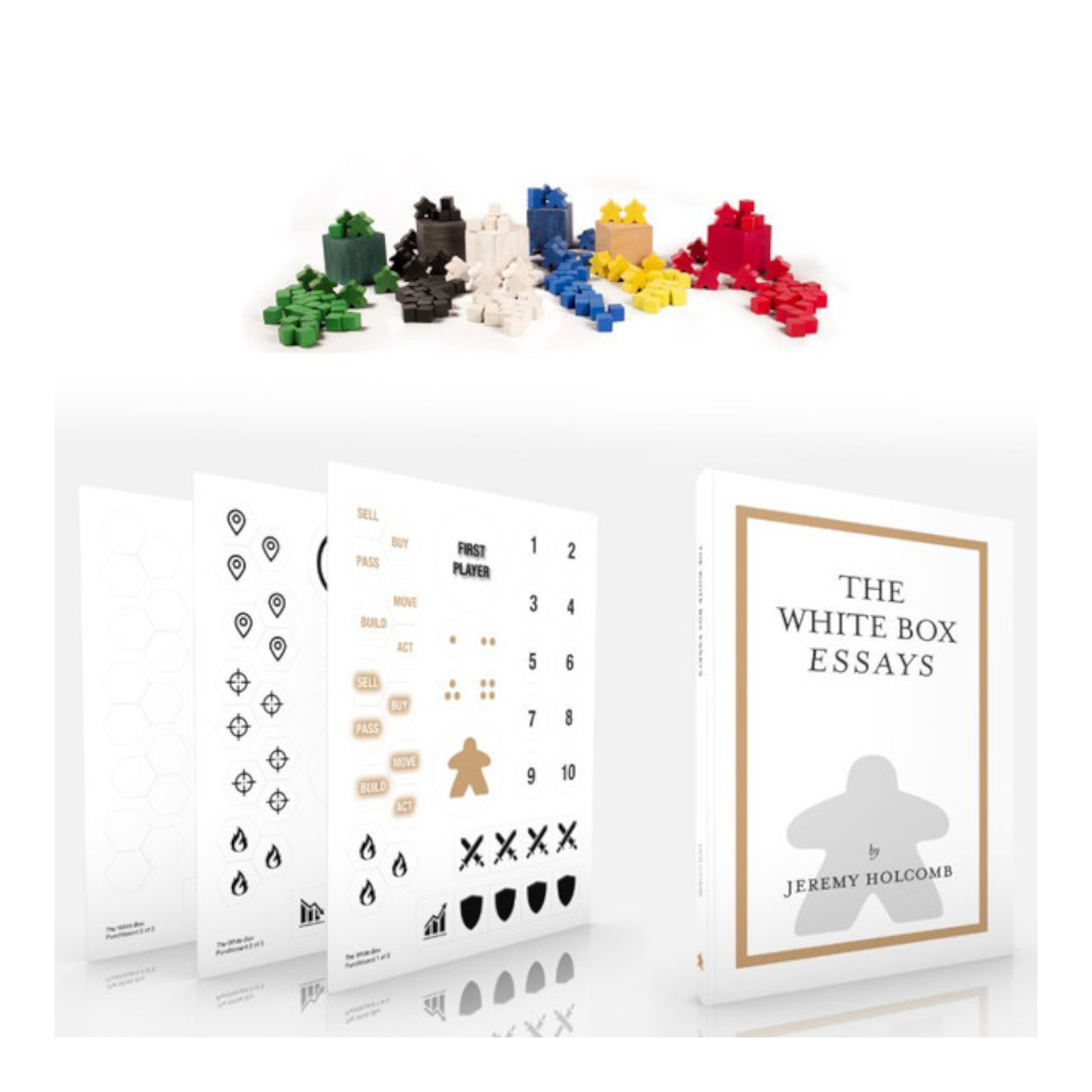 The White Box A Game Design Kit by Atlas Games with Essays and Game Pieces