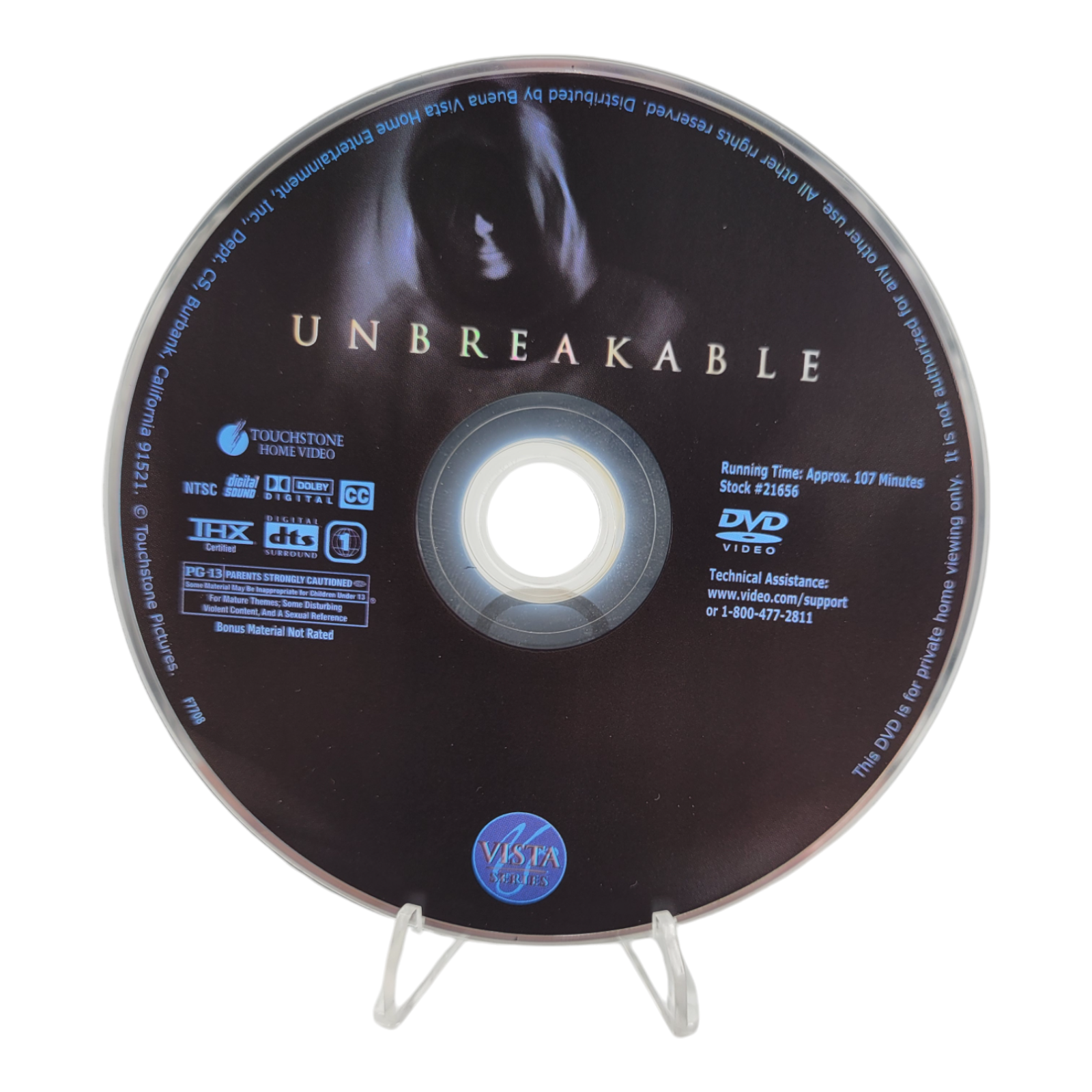 2001 Unbreakable 2-Disc DVD Set Bruce Willis Samuel L Jackson M Night Shyamalan