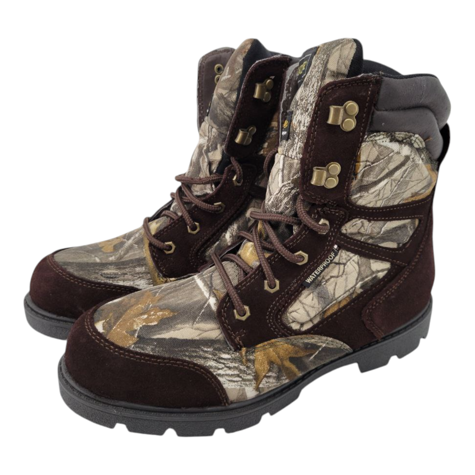 Realtree Camo Waterproof 400g Insulated Hunting Boots Mens Size 9.5