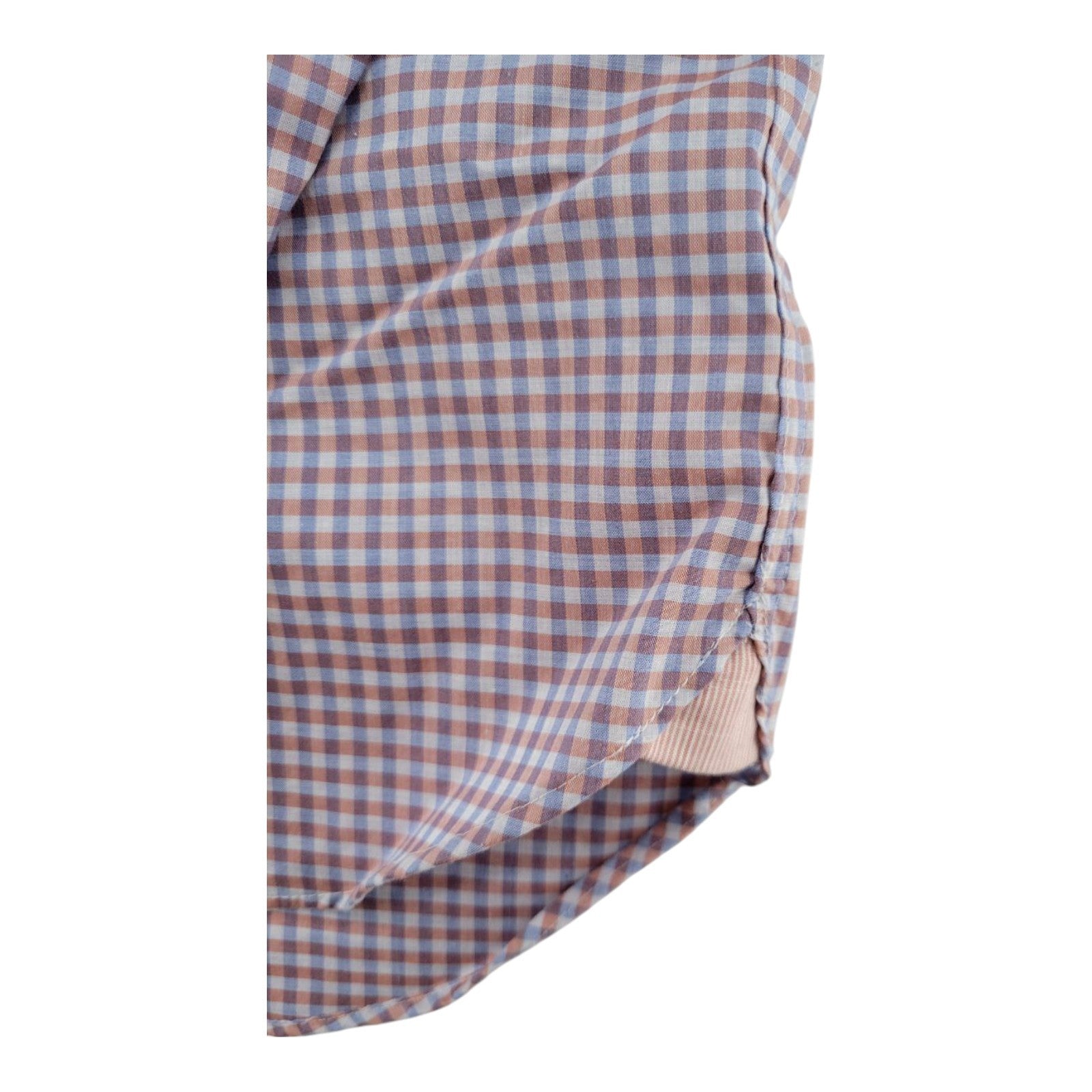 Joseph Abboud Men's Check Dress Shirt L Non-Iron Long Sleeve