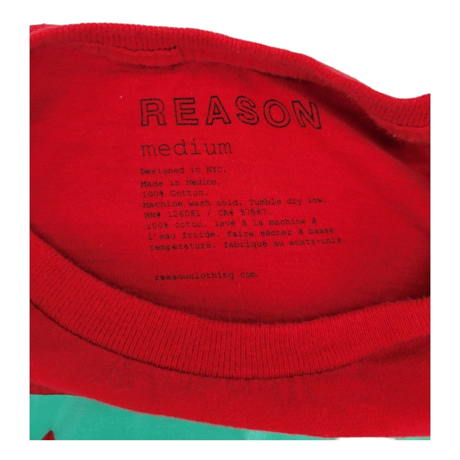 Reason Brand Stand Together Red Graphic T-Shirt Size Medium