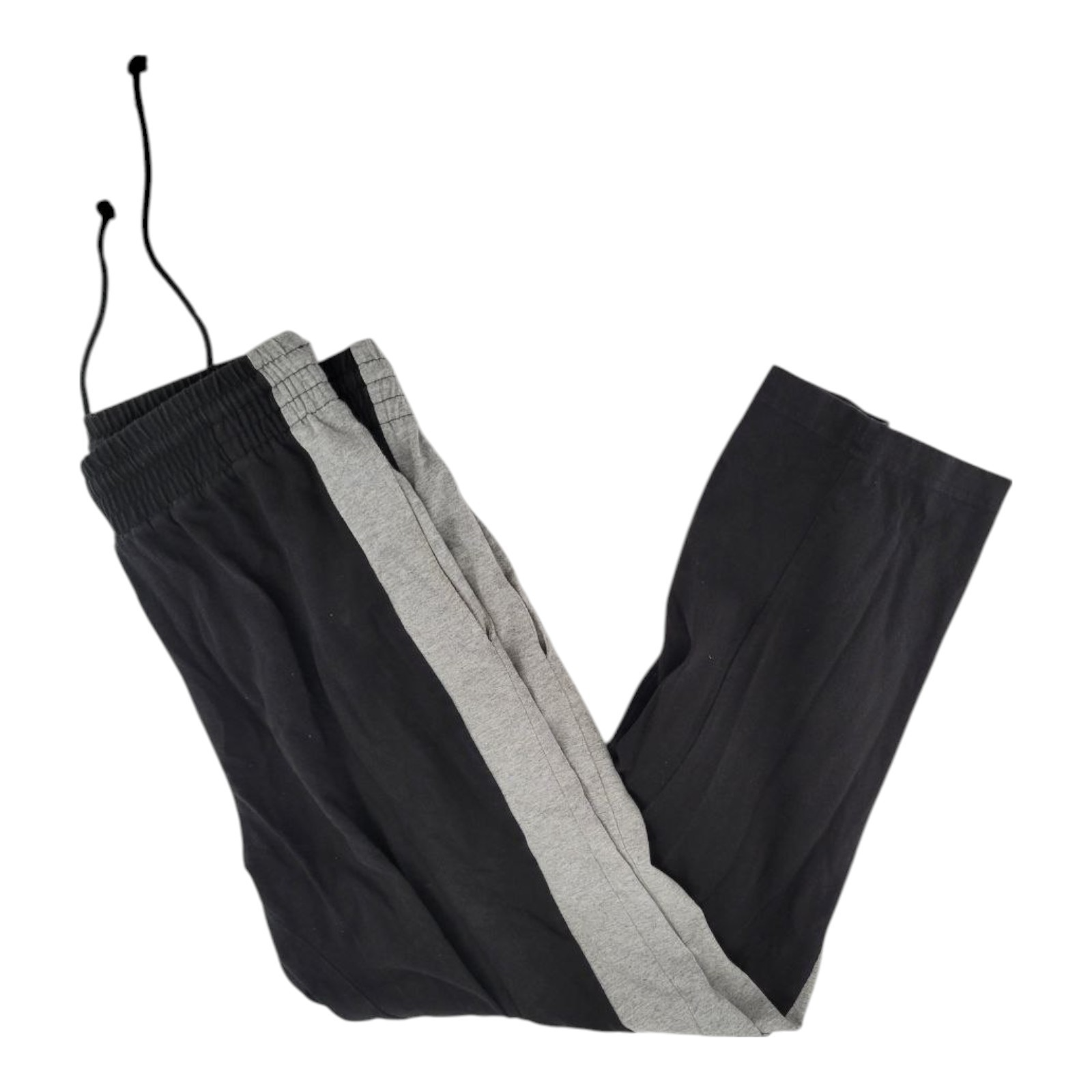 Everlast Black Gray Jogger Athletic Pants Drawstring Elastic Waist Mens Size M