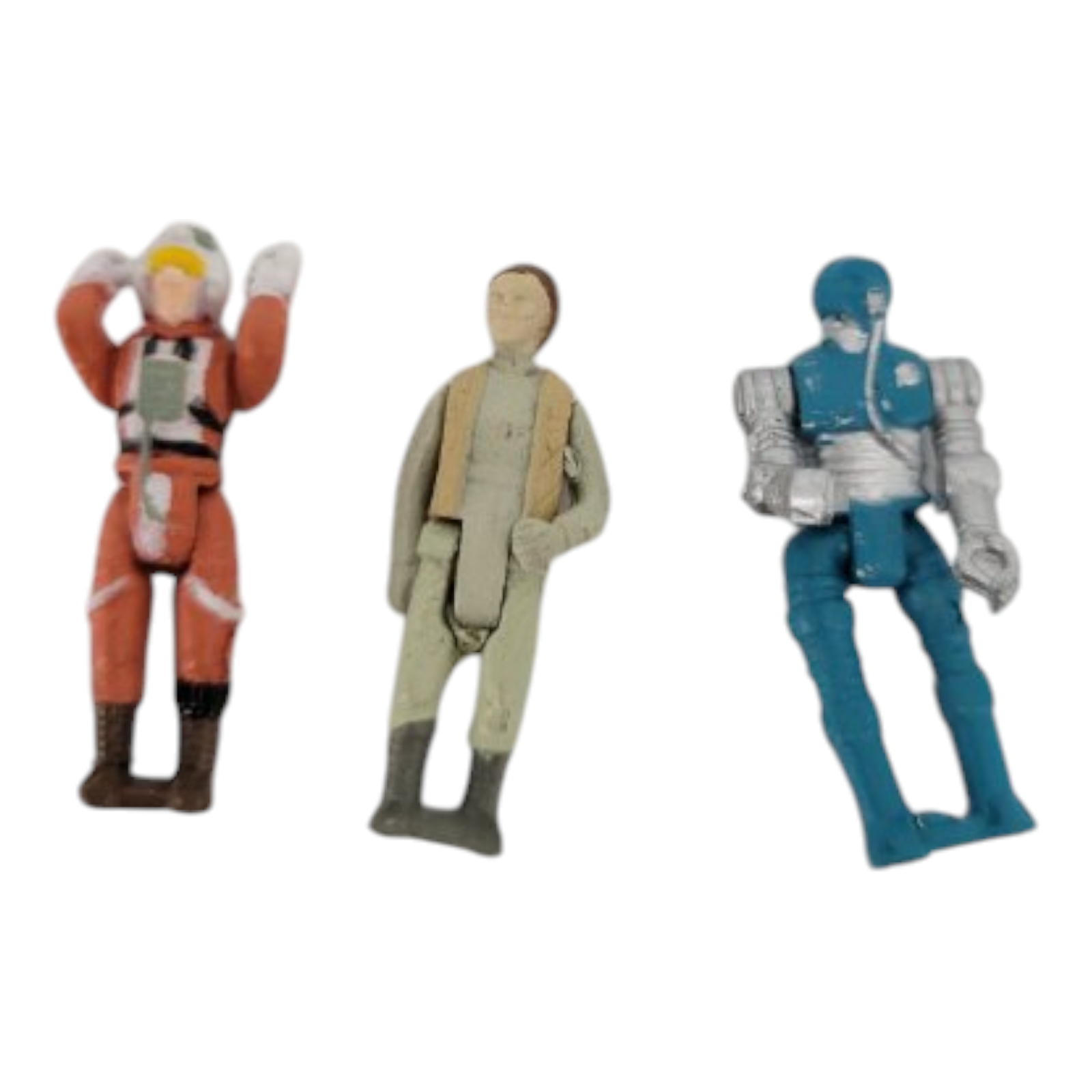 Star Wars Micro Machines Action Fleet Mini Figures Bundle Leia 2-1B Biggs