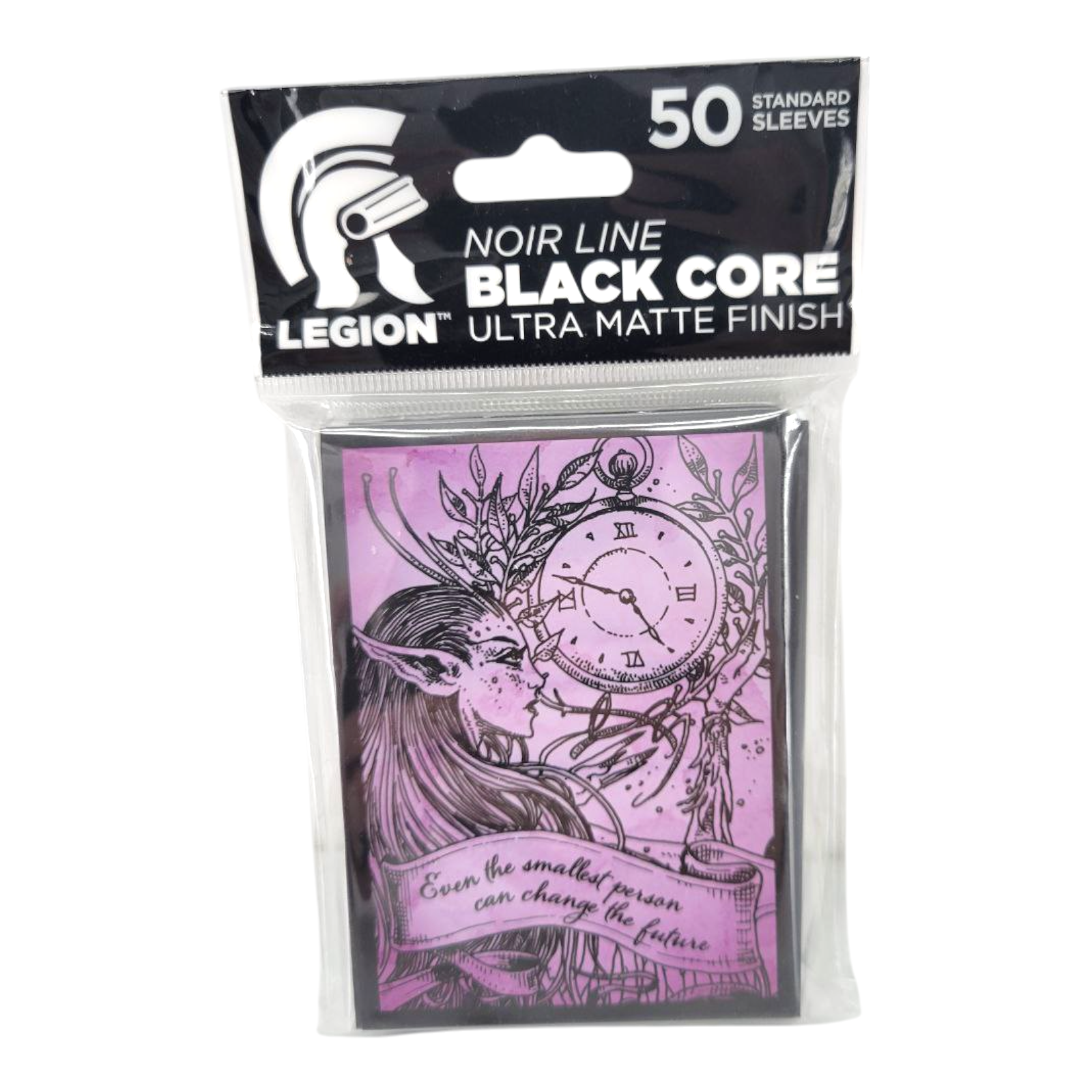 Legion Noir Line Black Core Ultra Matte Card Sleeves Deck Protector 50ct MAT157