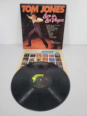 VTG 1969 TOM JONES Live In Las Vegas 12" LP Vinyl (PAS 71031)