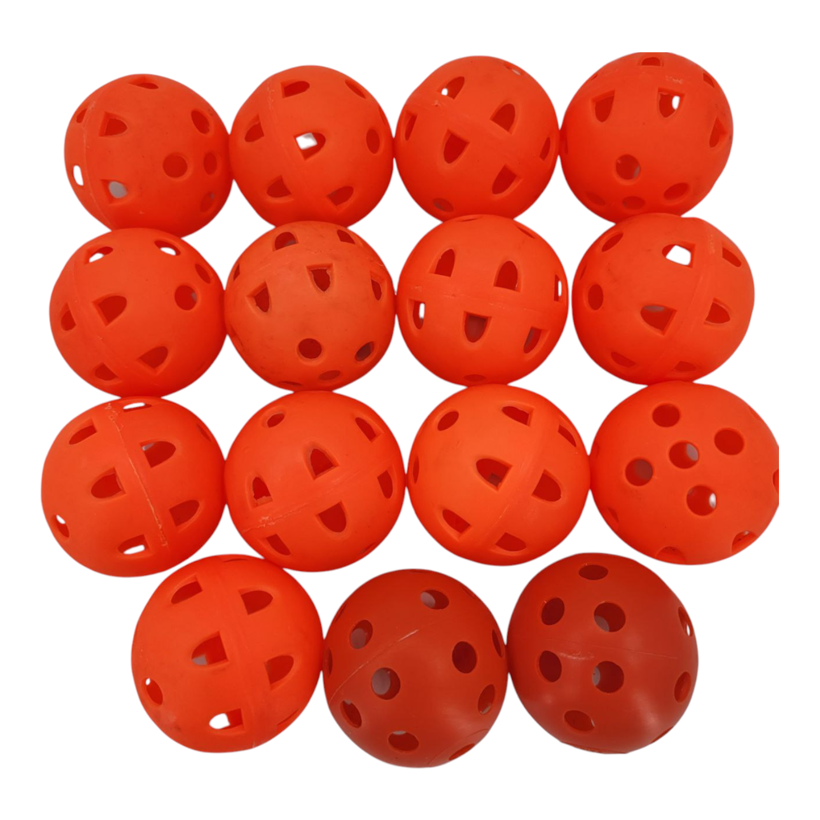 15 Pack Air Flow Golf Balls Indoor Outdoor Hollow Plastic Practice Training Ball