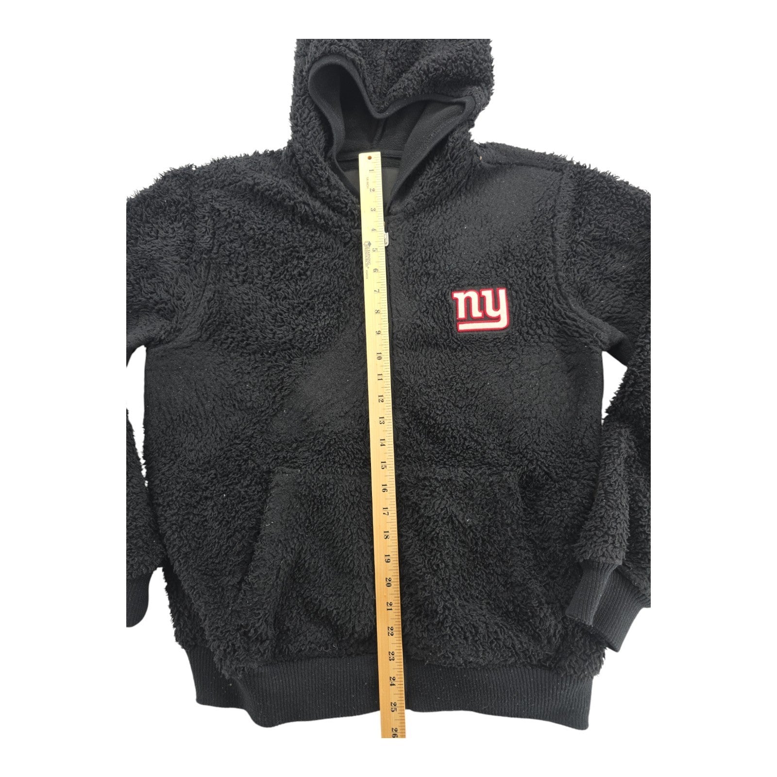 NFL Pro Line New York Giants Sherpa Fleece Hoodie Jacket Black Men’s XL