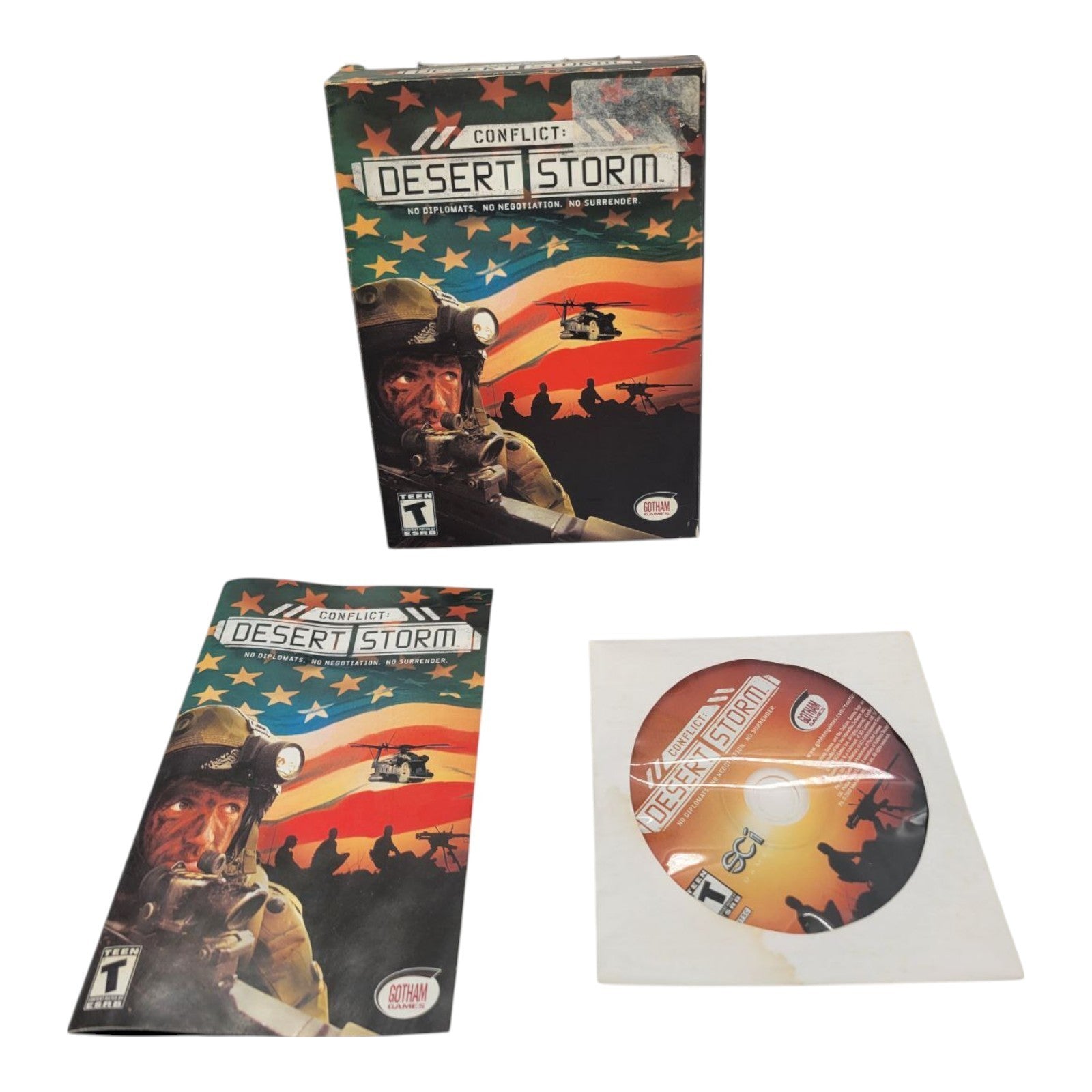 Gotham Games Conflict Desert Storm PC CD ROM Game For Win 98/2000/ME XP