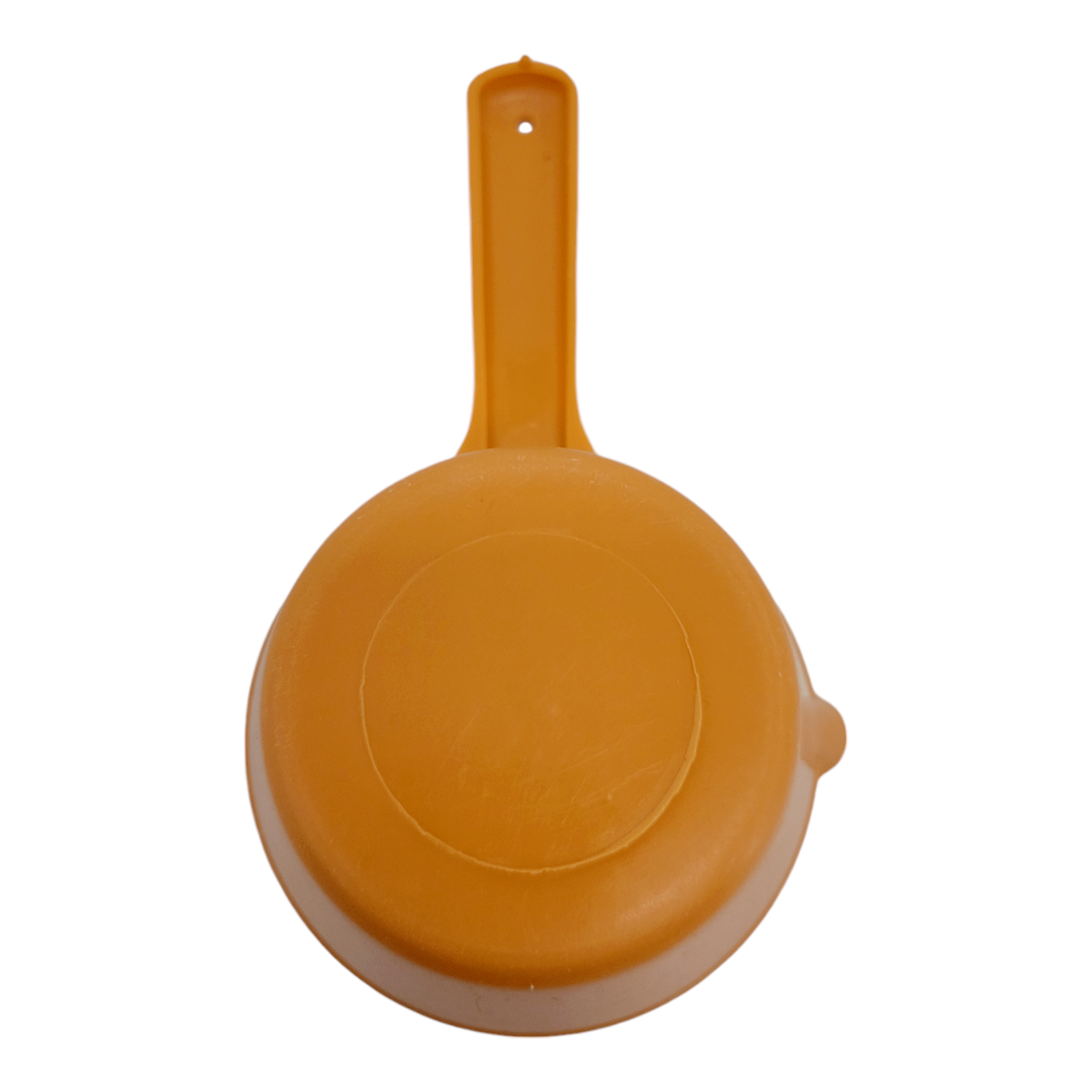 Vintage Plastic Measuring Cup Orange 1/2 Cup