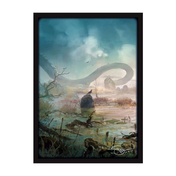 Legion Supplies 50 Count Standard Card Sleeves Deck Protector - Lands Swamps