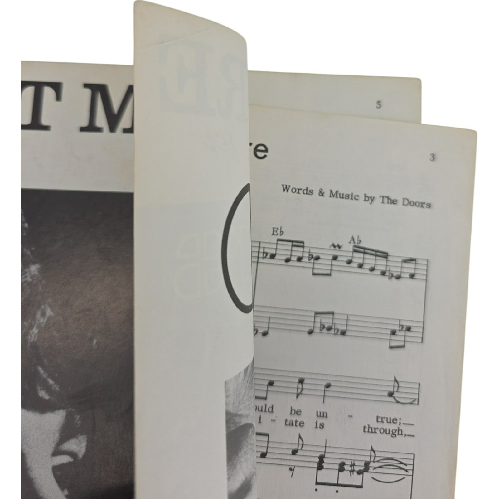 Vintage 1967 Sheet Music Light My Fire by The Doors