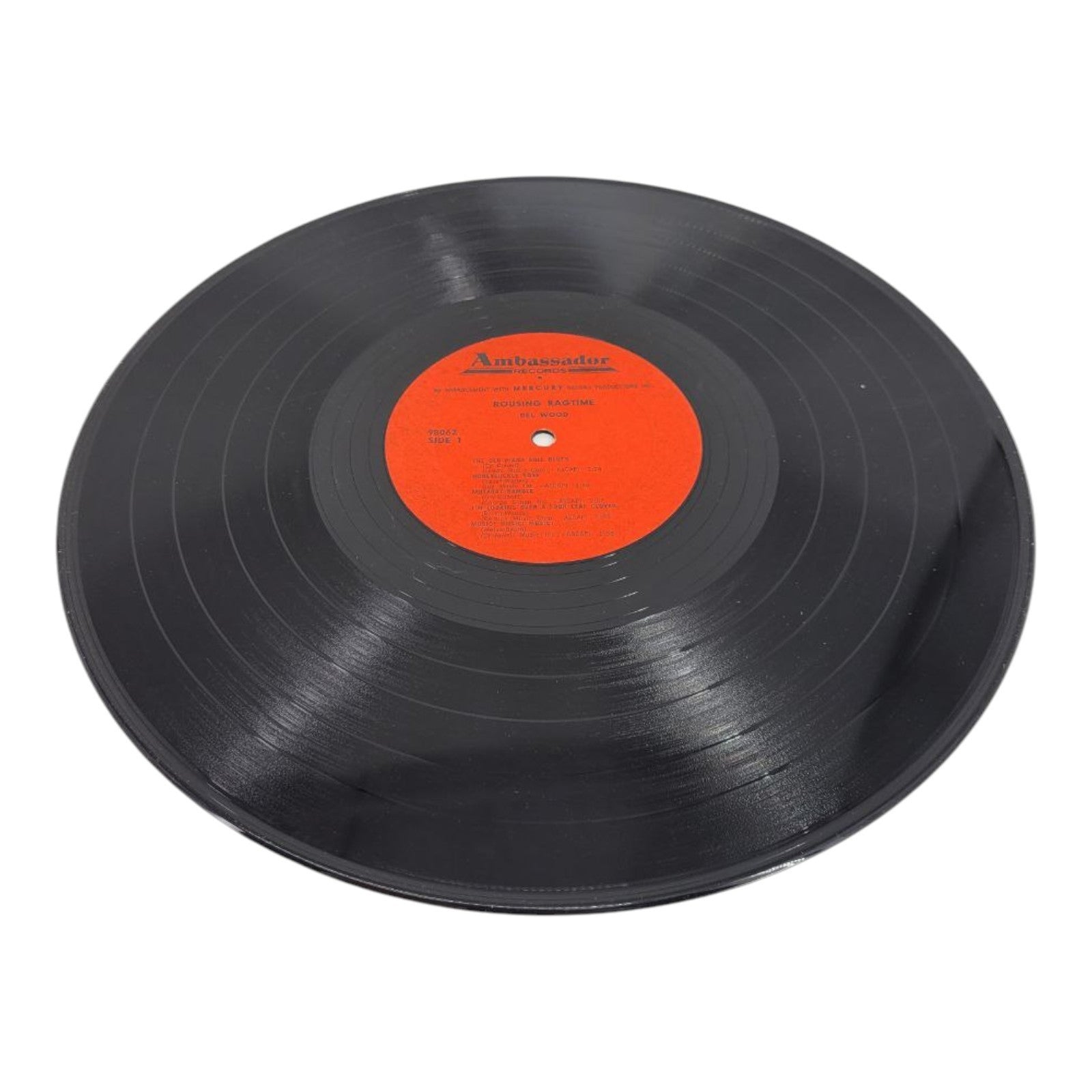 Del Wood Rousing Ragtime Vinyl LP 98062 Ambassador Records