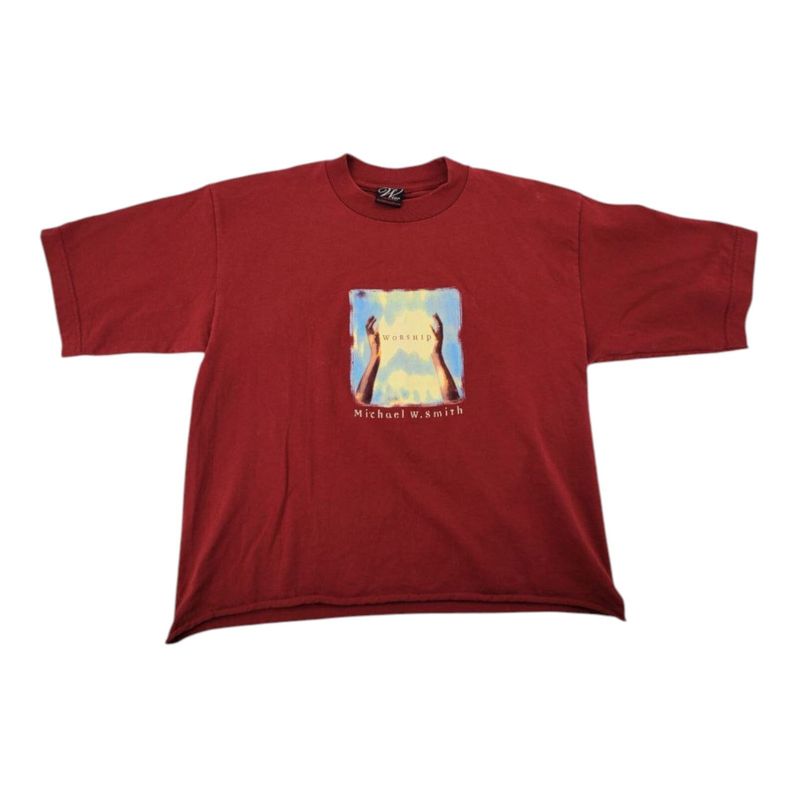 Smitty Wear Michael W Smith Worship Tour Shirt Red Size M