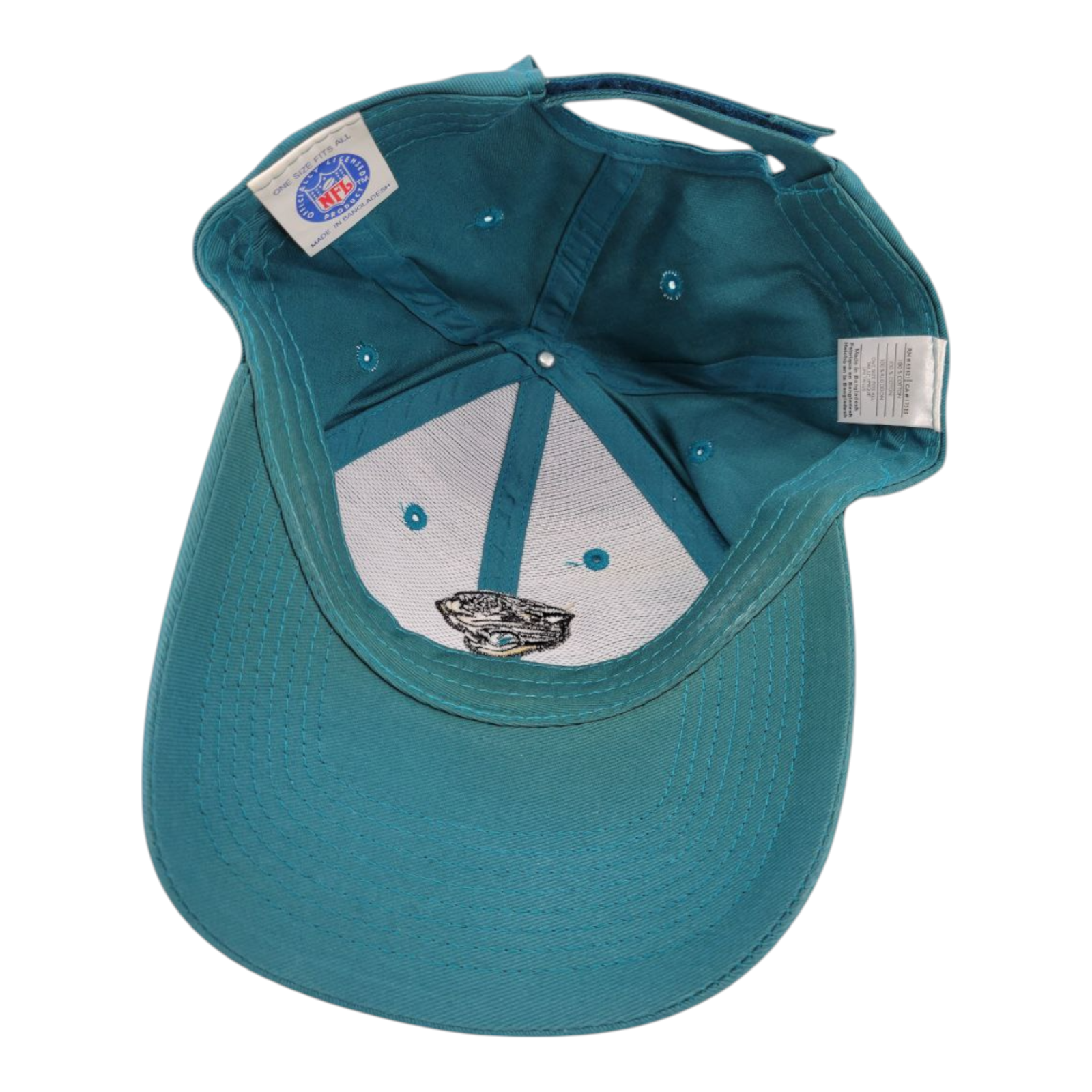 Jacksonville Jaguars NFL Teal Adjustable Strapback Hat One Size Fits All RN 6942