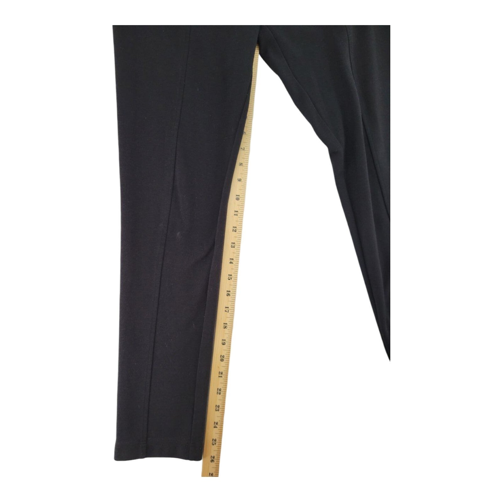 Simply Vera Vera Wang Black Stretch Tapered Leg Pull On Pants Size M