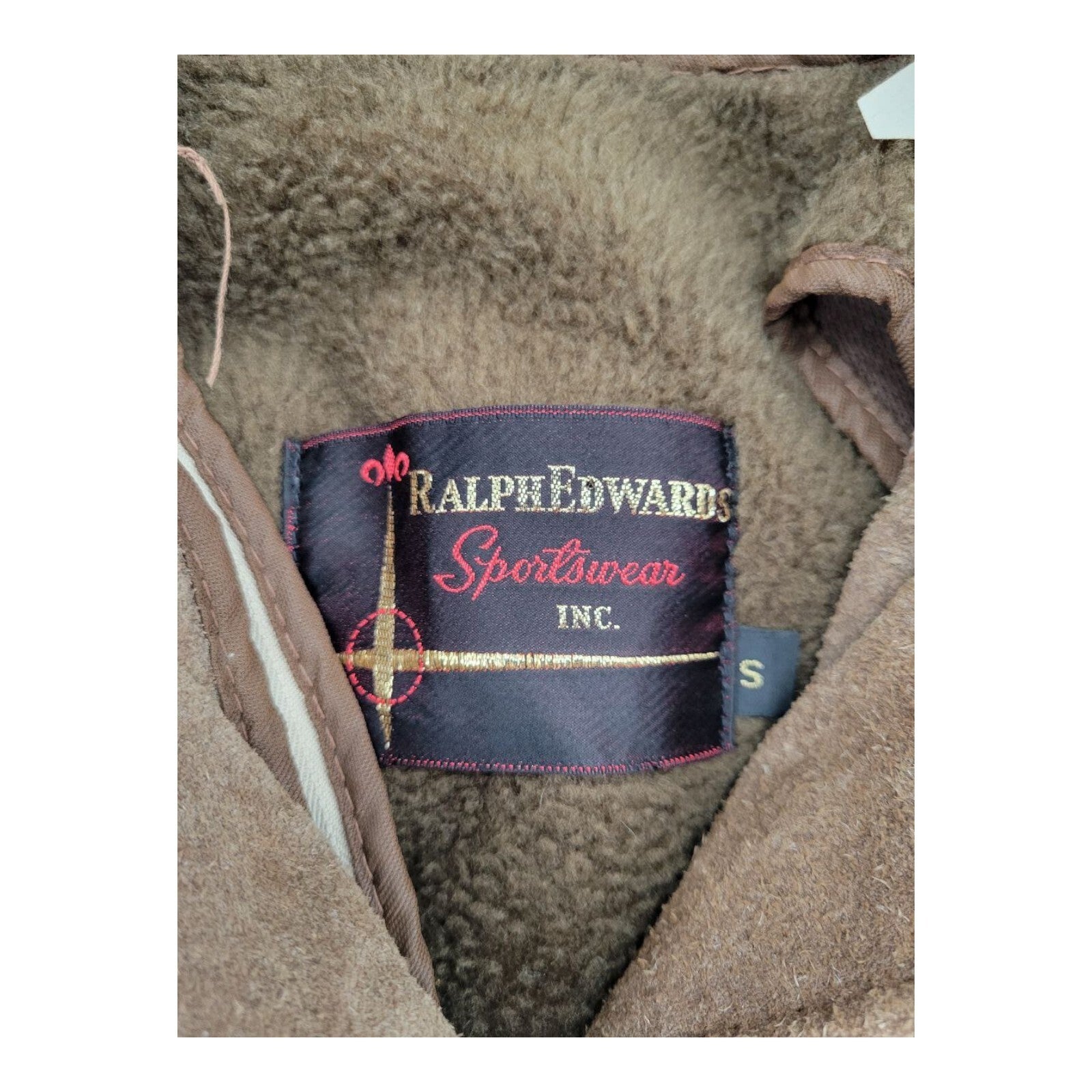 Ralph Edwards Brown Suede Fringe Jacket Western Vintage Style Size S