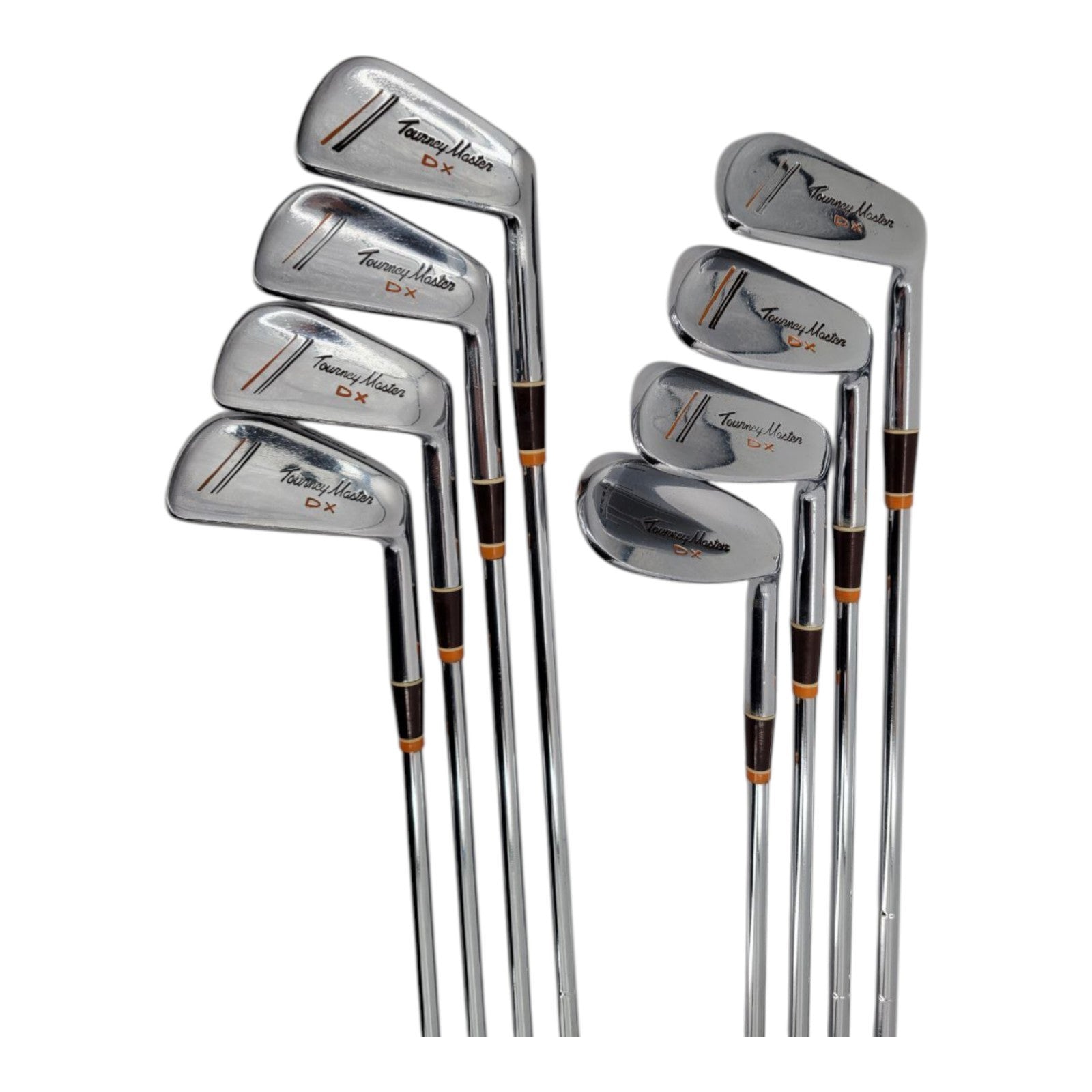 MacGregor Tourney Master DX RH Iron Set 3-10 Steel Shaft 8 Club Bundle