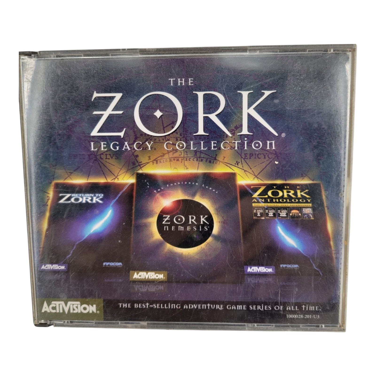 Vintage 1997 Activision The Zork Legacy 4 CD Collection PC Game - Disks Only