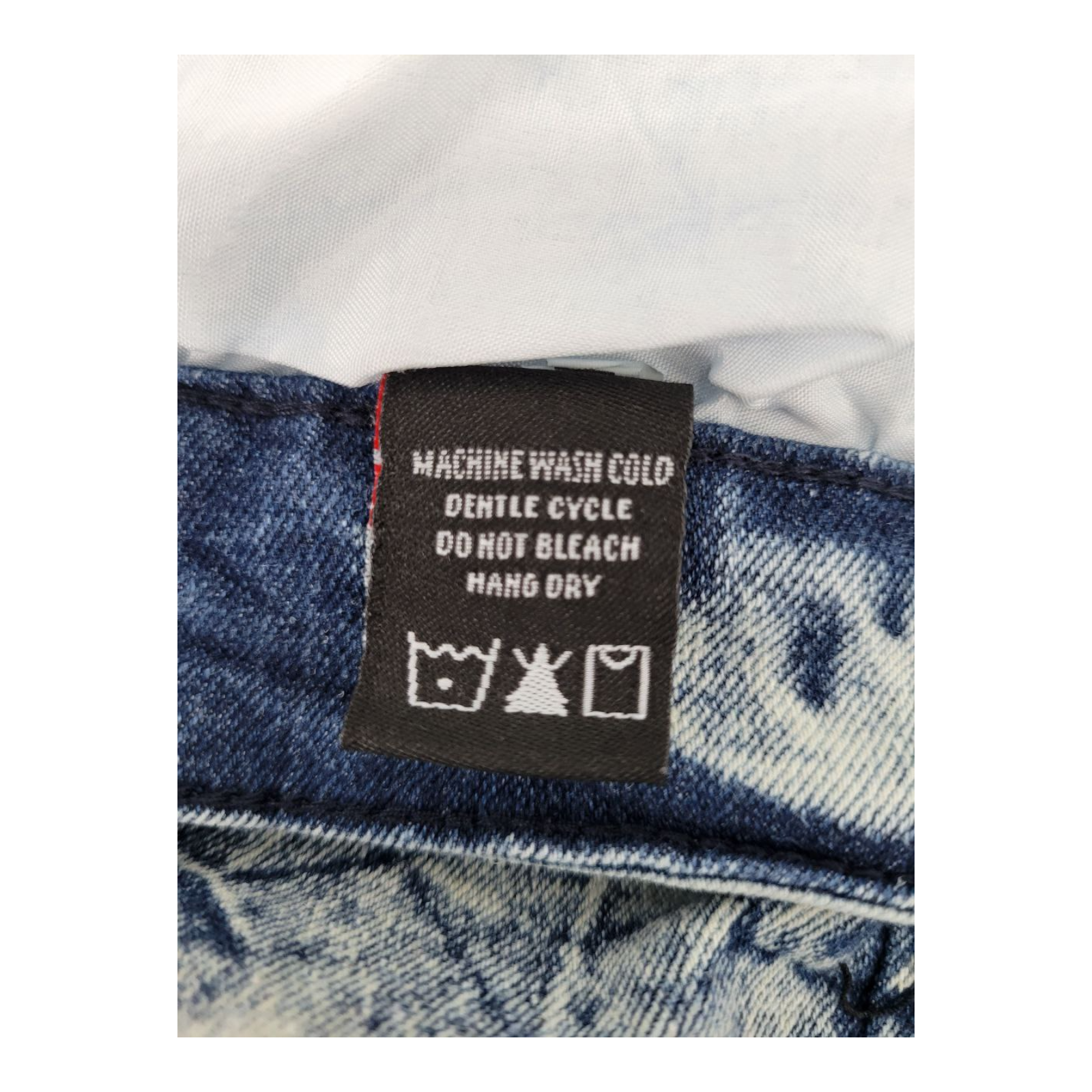 Mecca Since Day One Stretch Fit Acid Wash Denim Shorts Mens Size 40