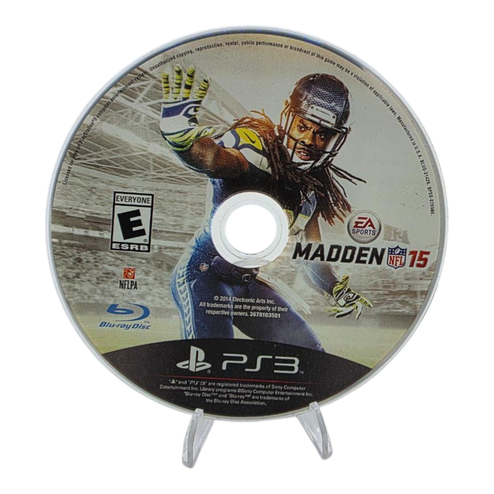 Madden NFL 15 Sony PlayStation 3 2014 PS3 Football Video Game Tested No Manual
