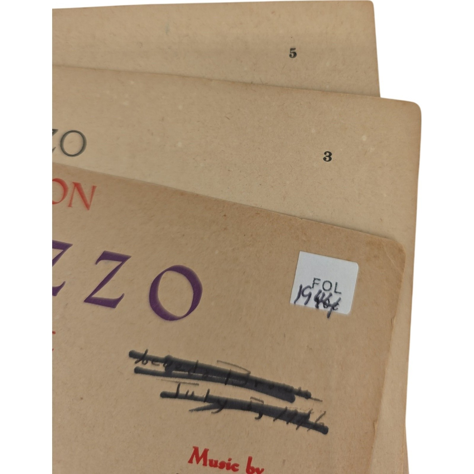 Intermezzo Souvenir de Vienne 1944 Sheet Music by from Intermezzo A Love Story