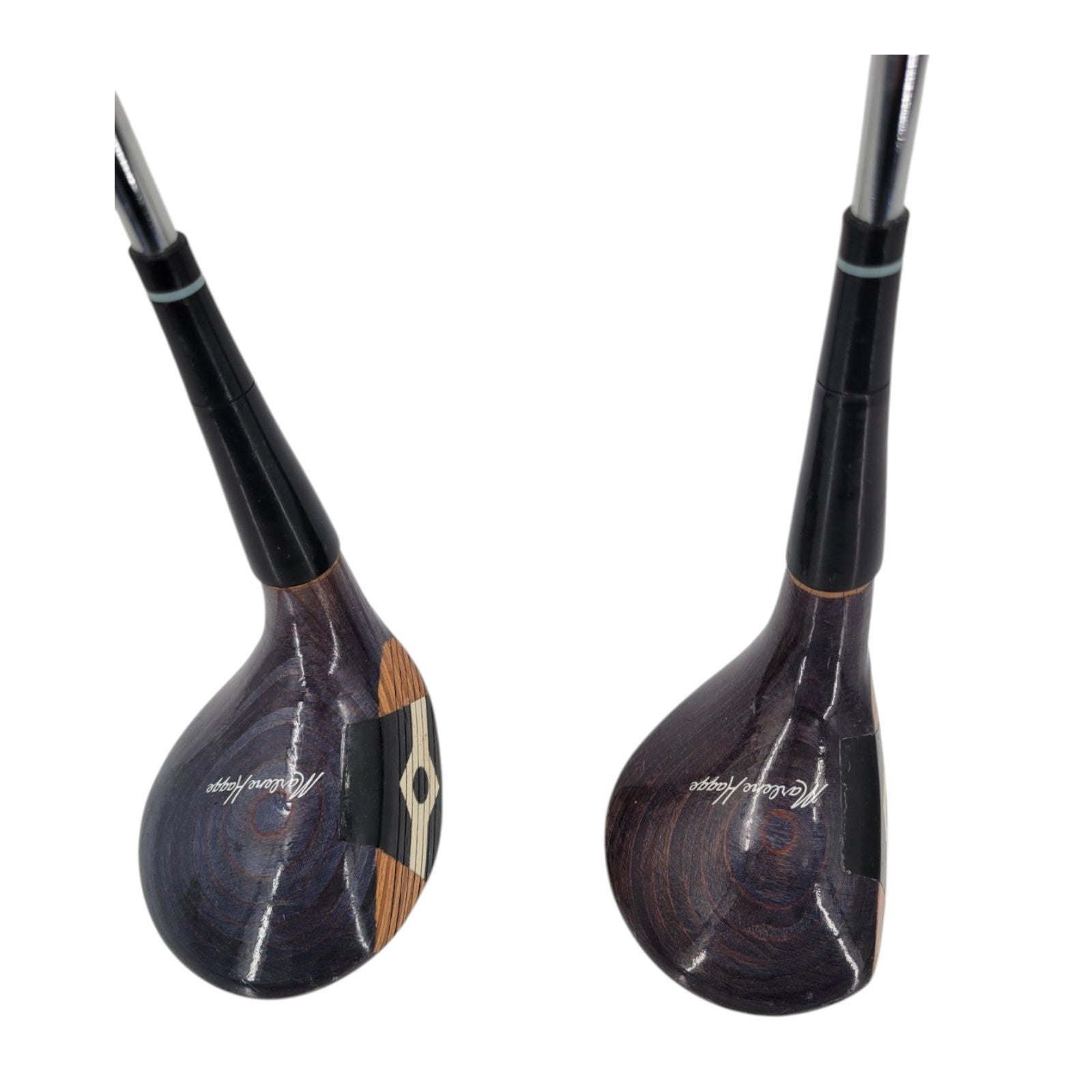 Ram Marlene Hagge Ladies RH Driver and 3 Wood Steel Shafts Original Ram Grips