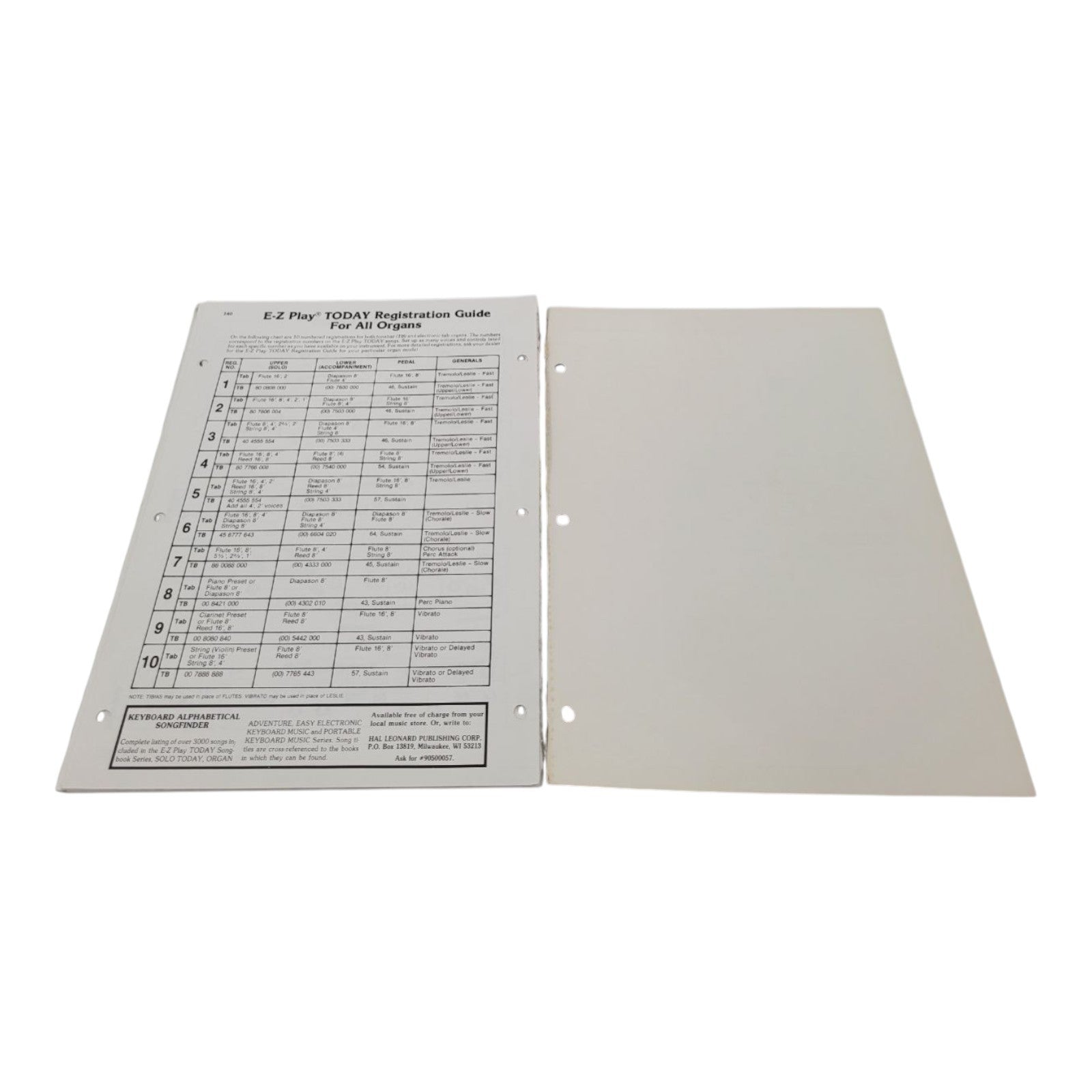 Vintage Hal Leonard E-Z Play Today #231 Songs of the 50s Songbook