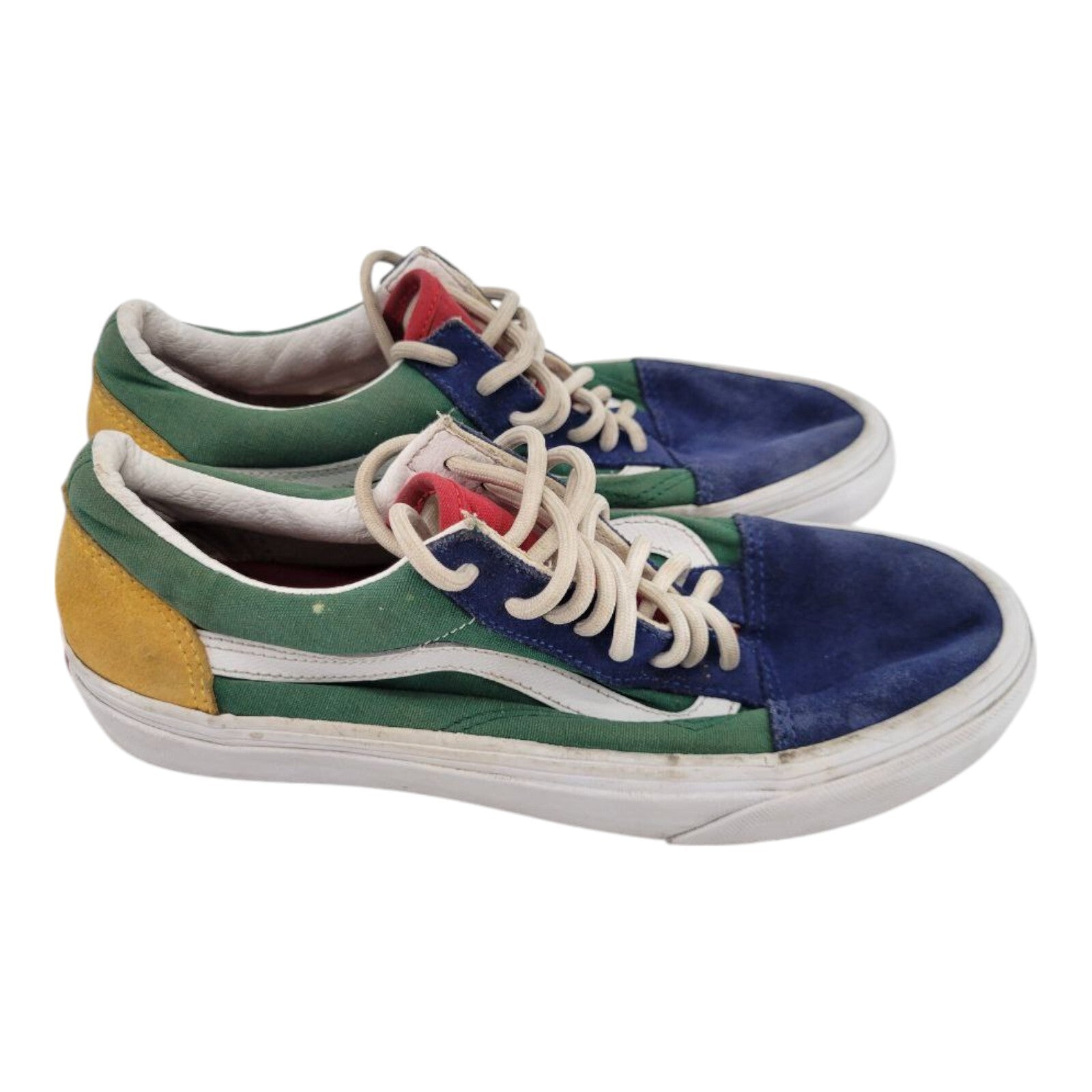 Vans Old Skool Yacht Club Colorblock Skateboard Shoes Mens Size 7 Womens 8.5