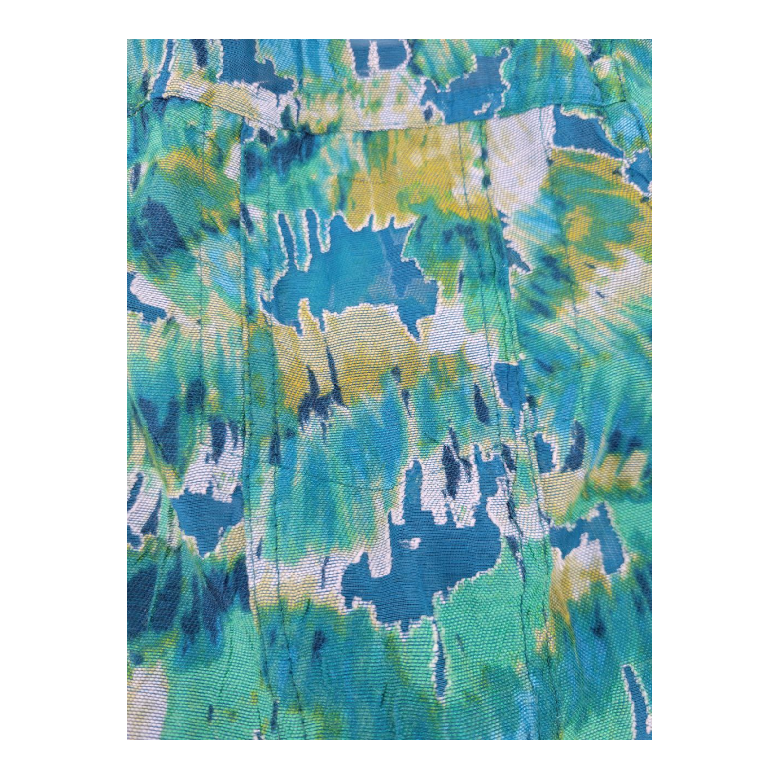 Ruby Rd Womens Zip Front Collared Jacket Green Multicolor Size 12