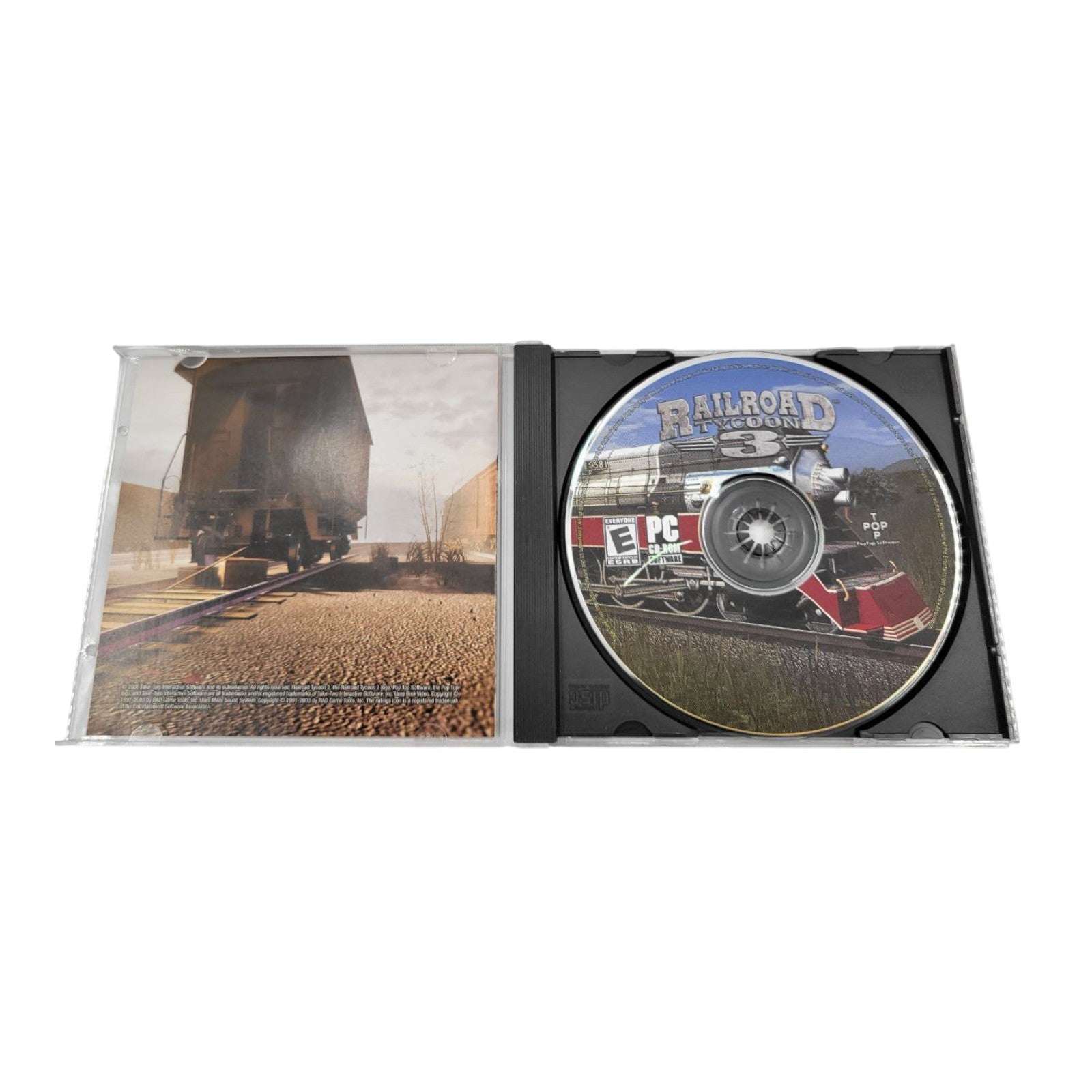 Railroad Tycoon 3 PC CD Rom Game by TopPop Software Windows 98/ME/2000/XP