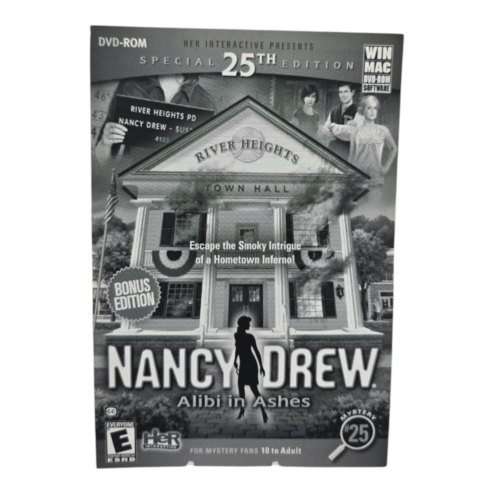 Nancy Drew Alibi in Ashes Special 25th Edition PC/Mac DVD ROM Game Complete