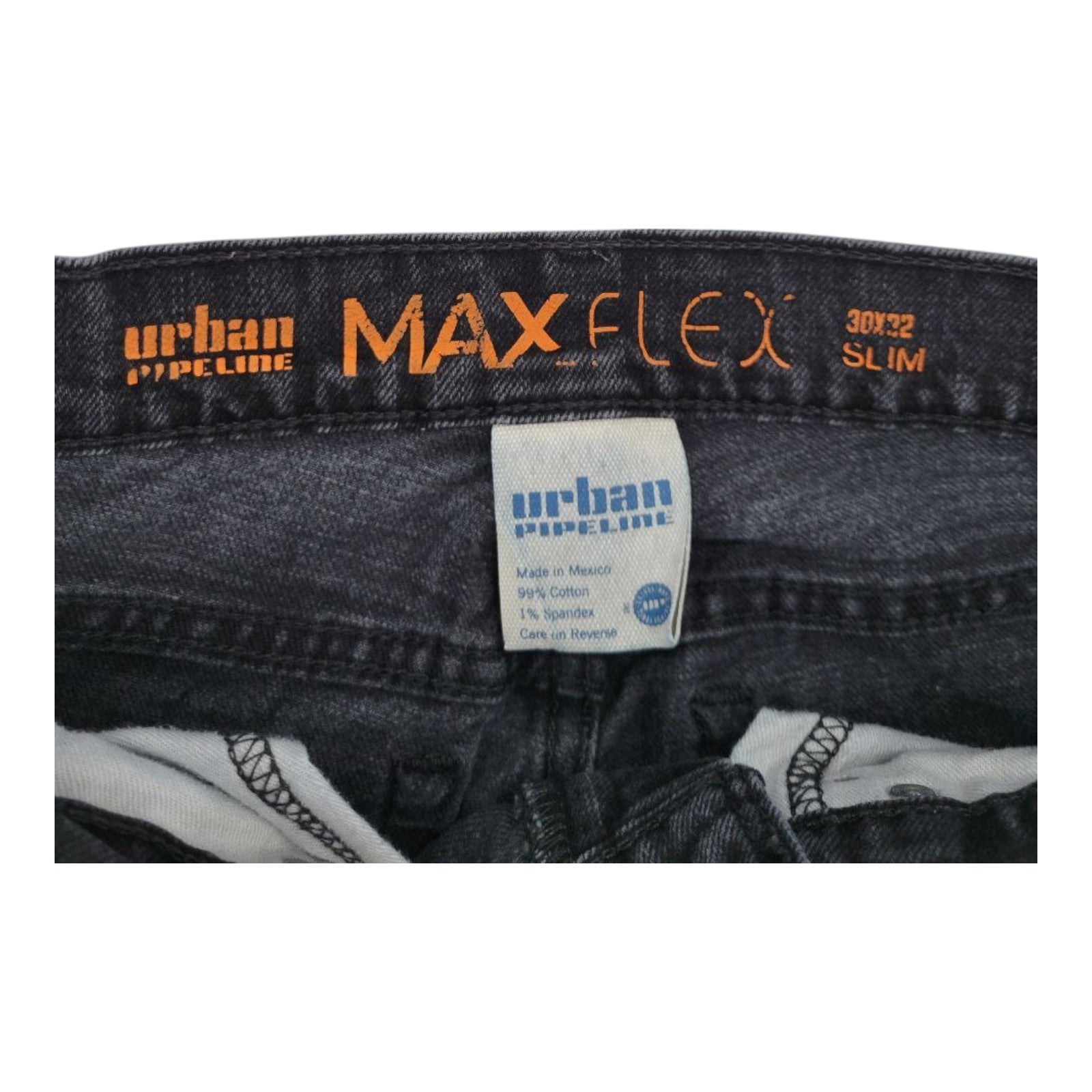 Urban Pipeline Max Flex Slim Fit Jeans Charcoal Black 30x32