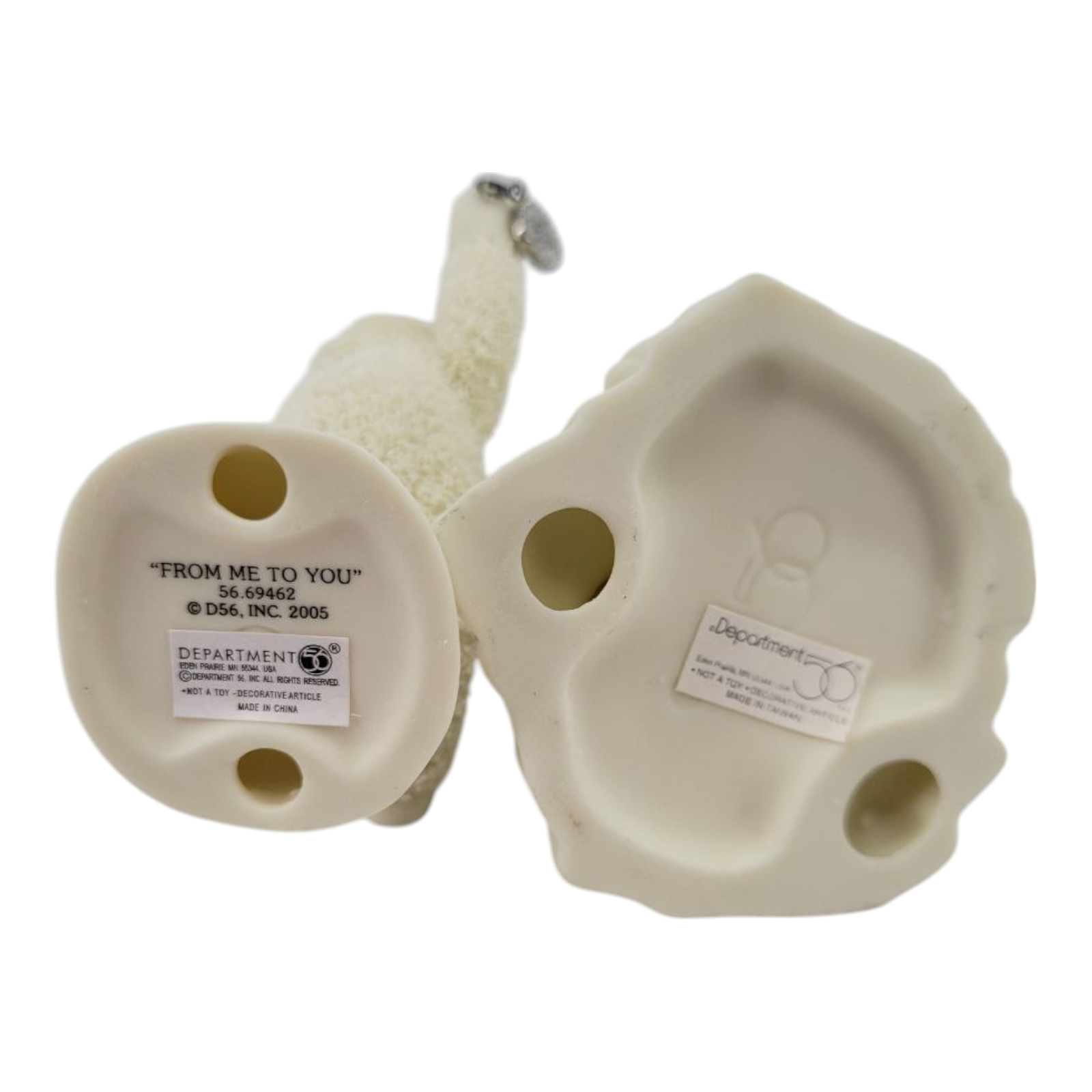 Department 56 Snowbabies From Me to You and Now I Lay Me Down Figurines Set