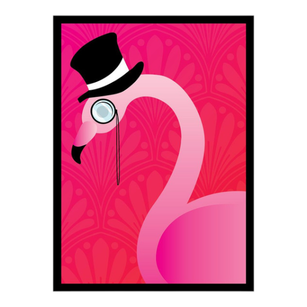 Legion Supplies 50 Count Standard Card Sleeves Deck Protector - Flamingo