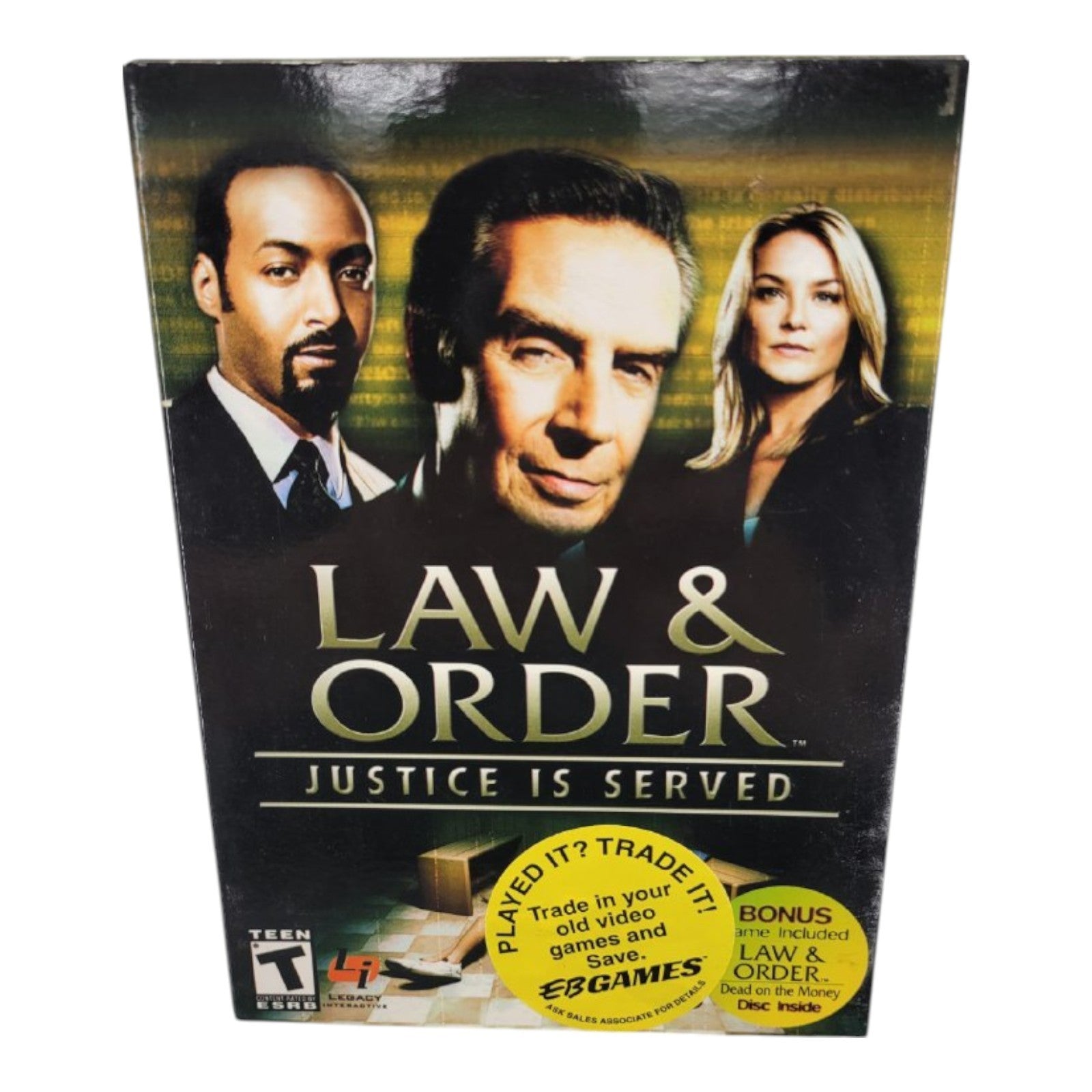 Legacy Interactive Law & Order Justice Is Served PC CD Game 98/2000/ME/XP 2004