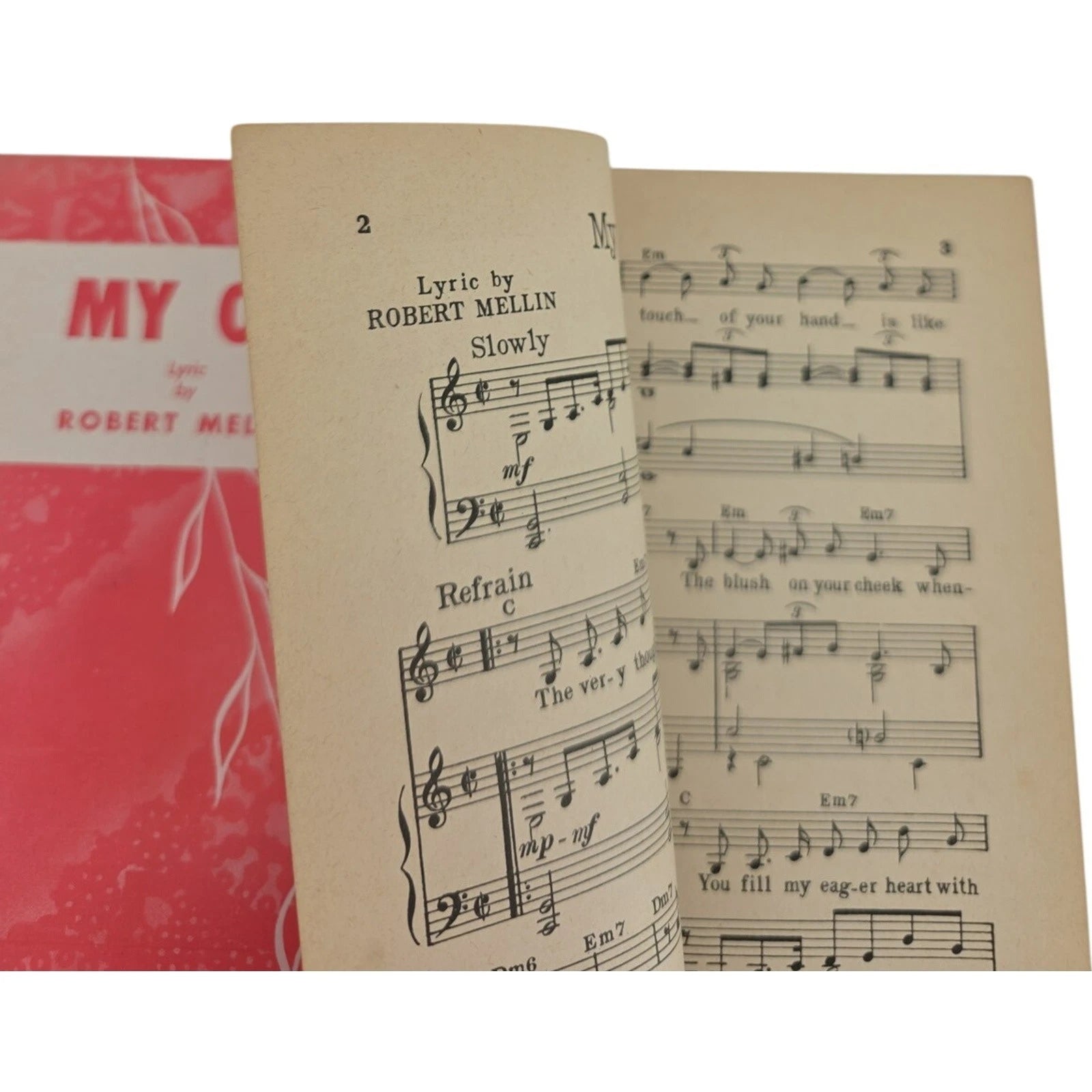Vintage 1952 Sheet Music My One and Only Love by Robert Mellin & Guy Wood
