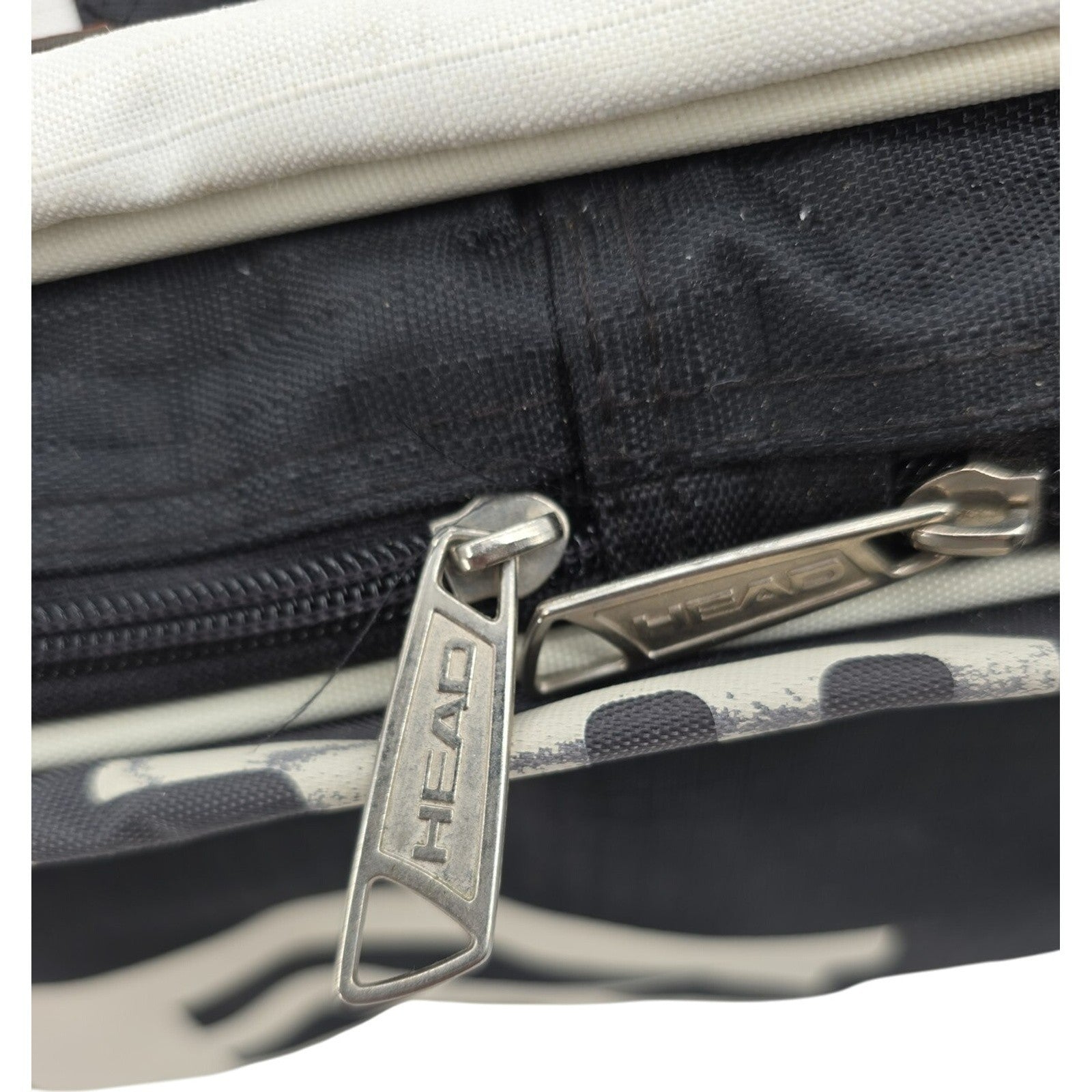 HEAD Tour Team Tennis Racquet Bag – Black/White – 3-6 Racquet Capacity 30"