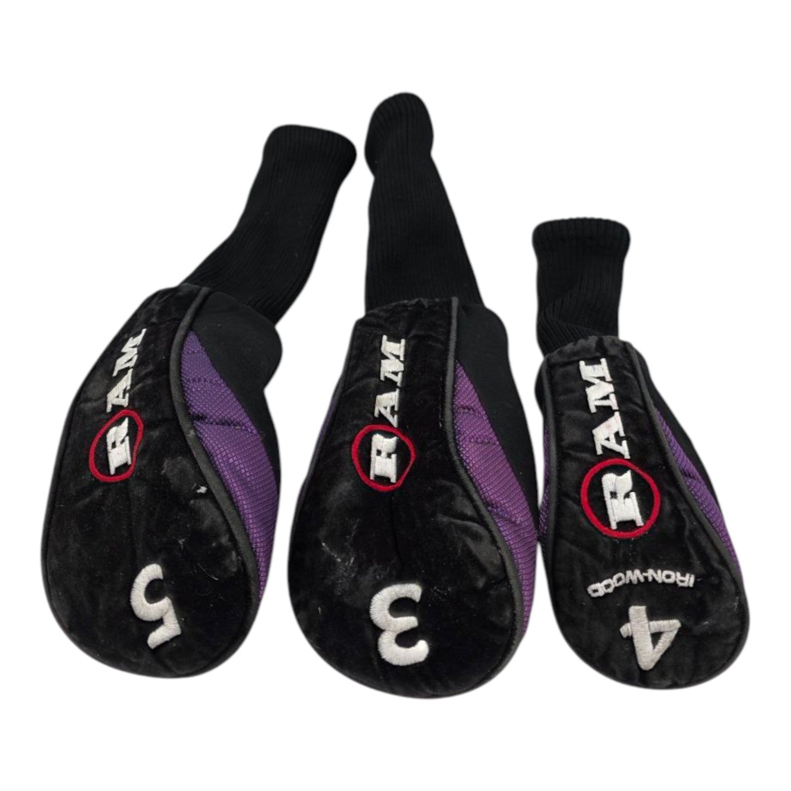 RAM 3 And 5 Fairway Wood And 4 Iron Wood Hybrid Golf Club Headcovers