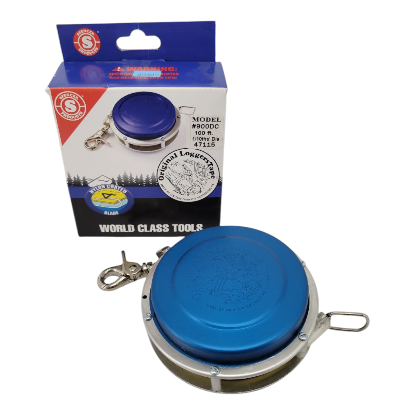 Spencer 100´ English Loggers Tapes with Loop End Model 900DC