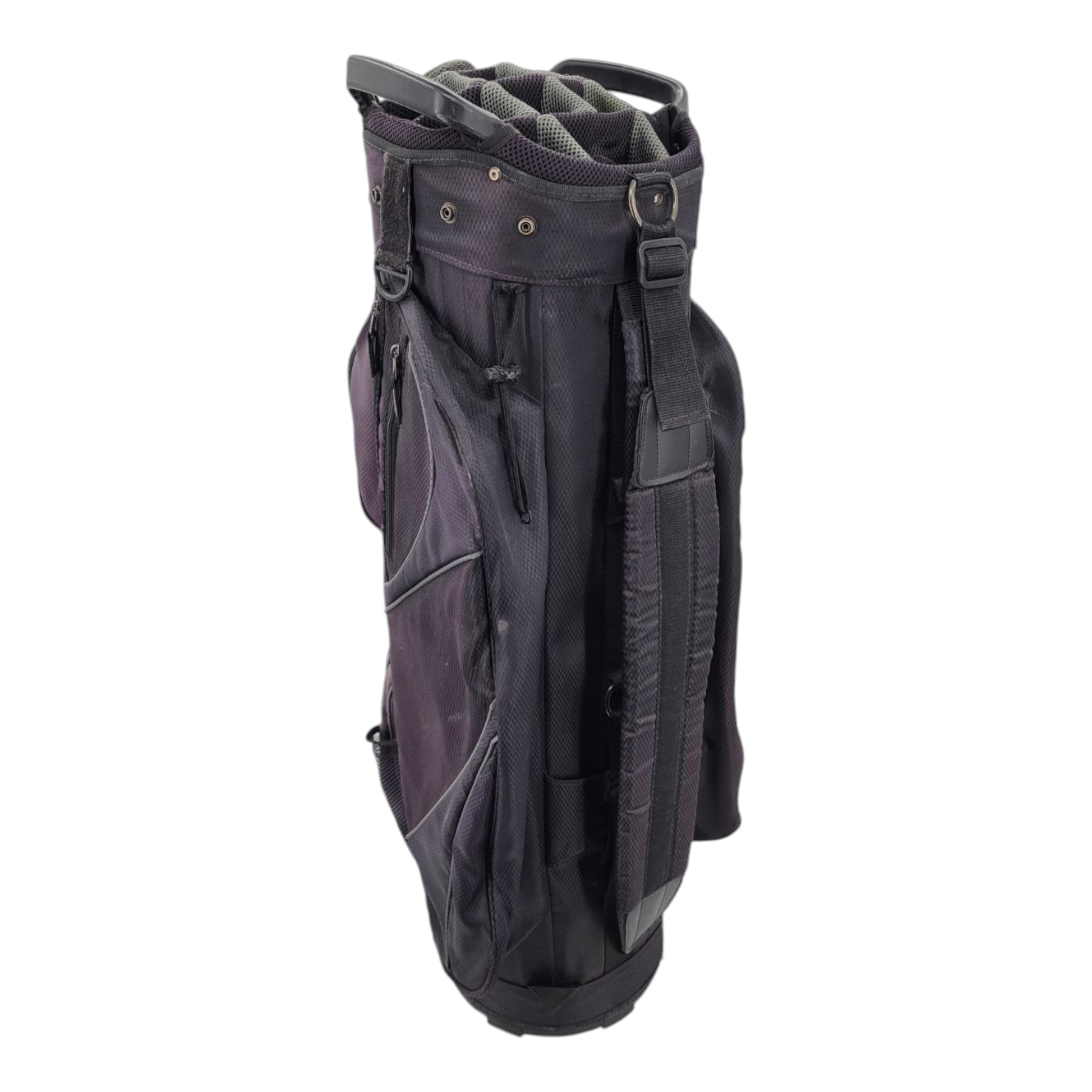 Datrek DG Lite II 15-Way Top Divider Golf Cart Bag With Strap Purple Black