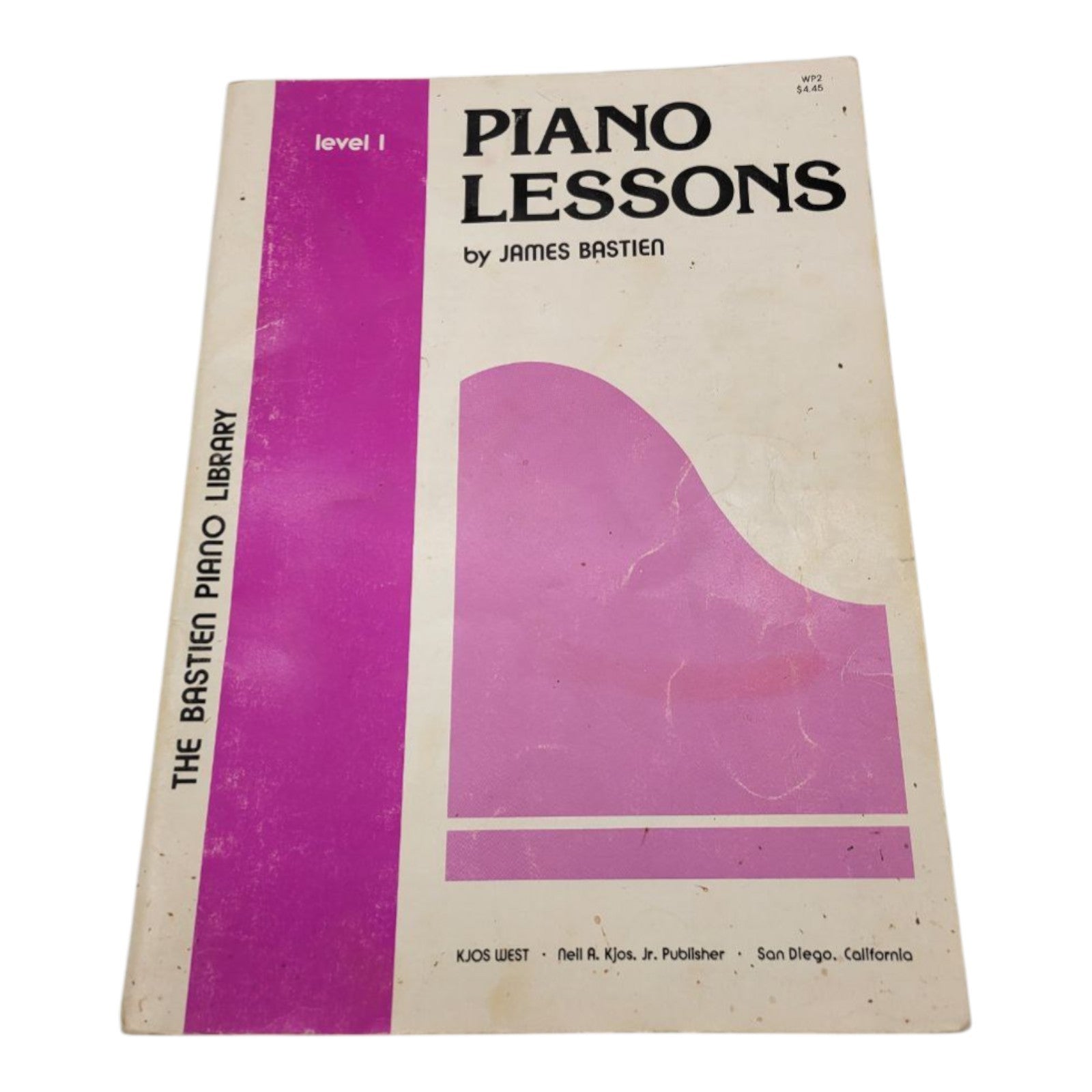 Piano Lessons Level 1 by James Bastien Instructional Music Book