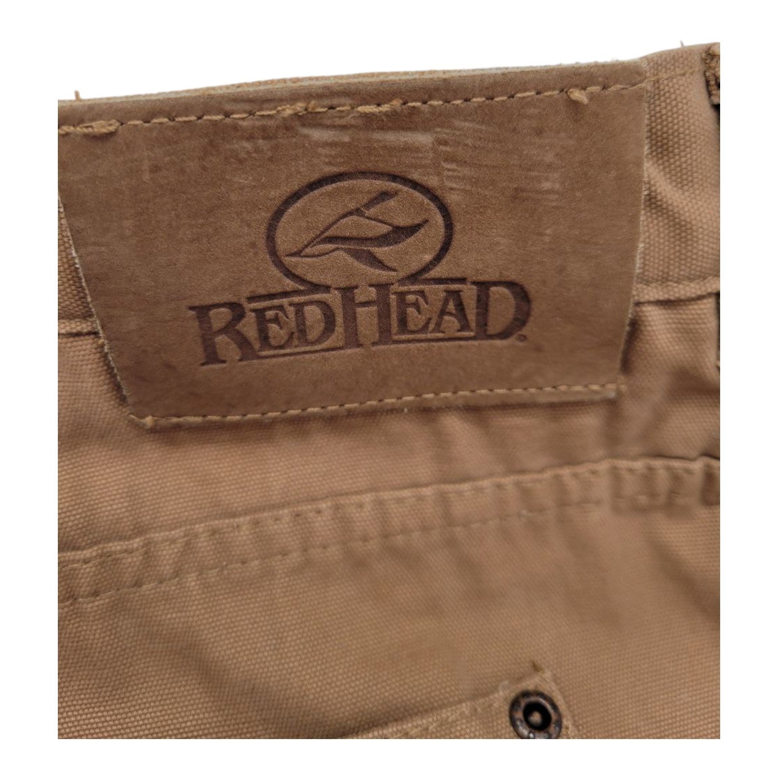 RedHead Utility Pants Brown Flannel Lined Workwear Cotton Size 46x30